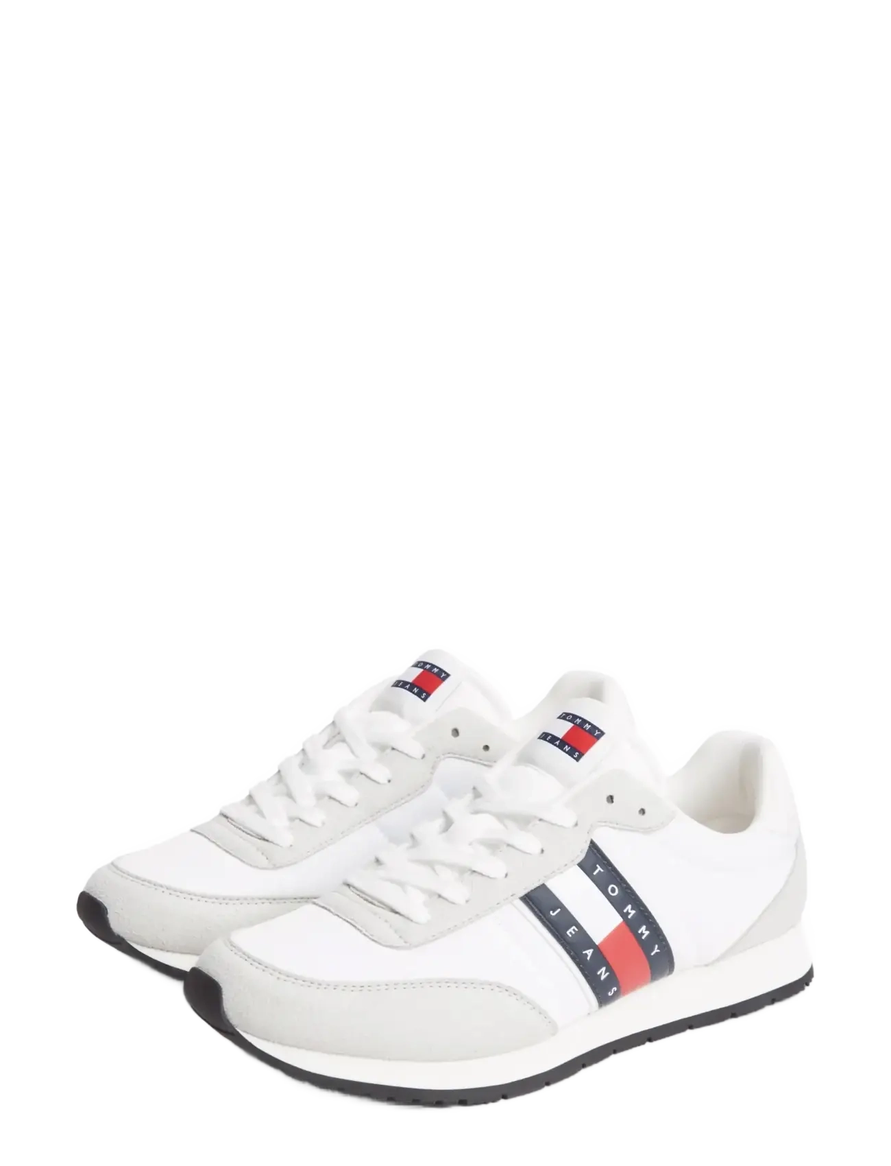 Tommy Jeans TJM  CLASSIC RUNNER - Tommy Hilfiger - ECRU / white