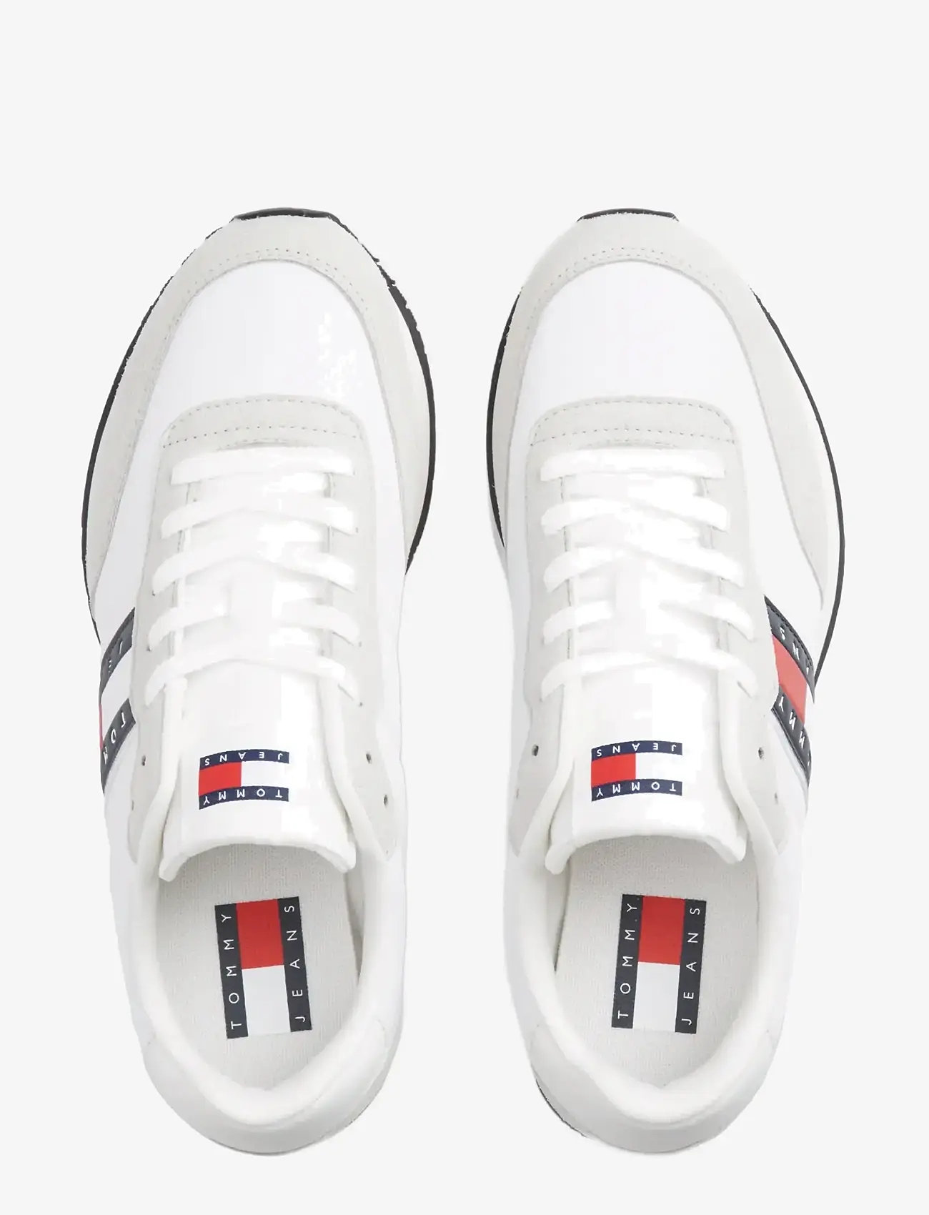 Tommy Jeans - TJM  CLASSIC RUNNER - lave sneakers - ecru - 4