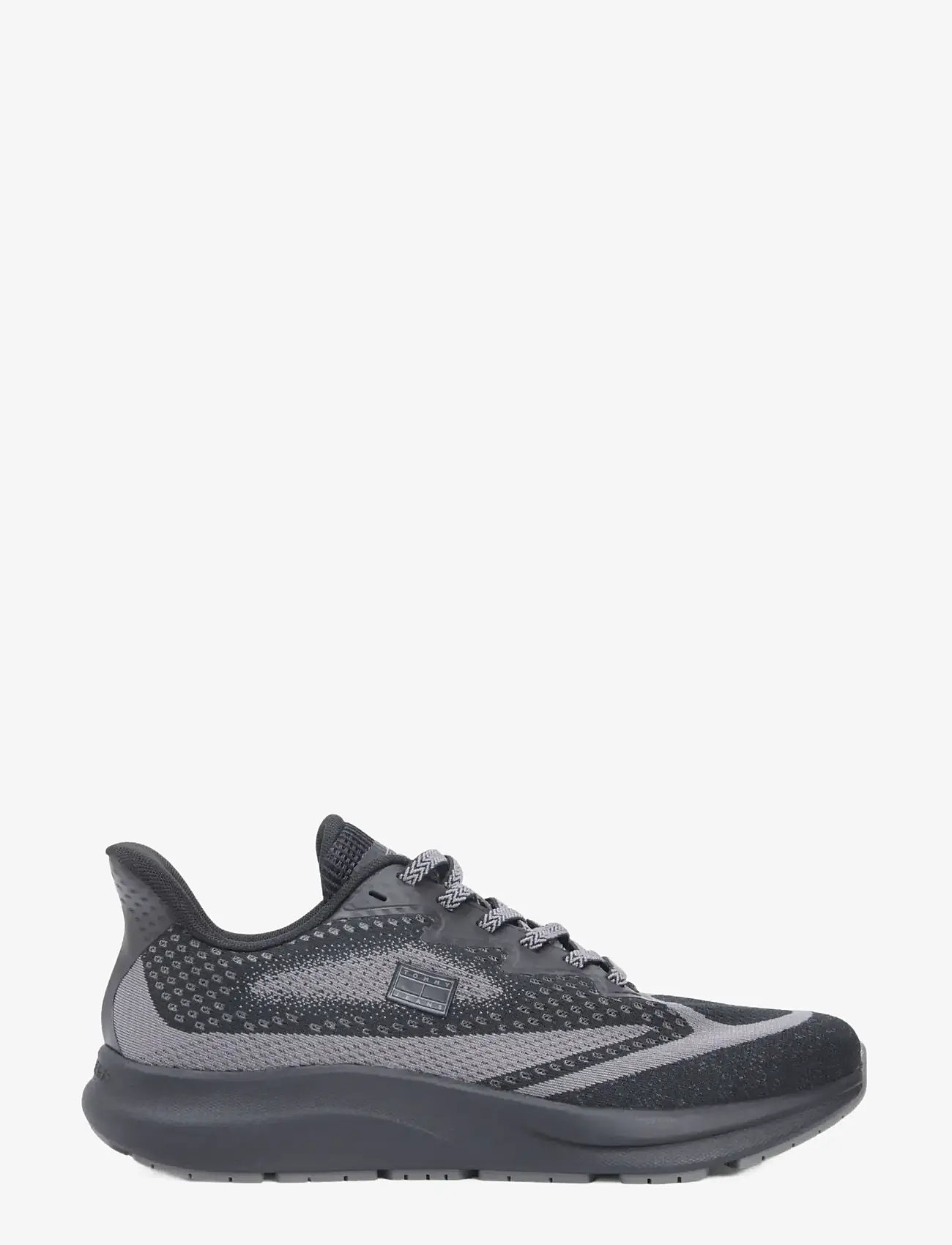 Tommy Jeans - RUNNER KNITTED - madala säärega tossud - black - 0