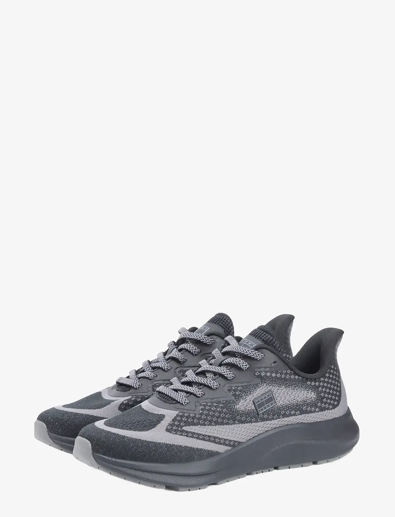 Tommy Jeans - RUNNER KNITTED - madala säärega tossud - black - 1