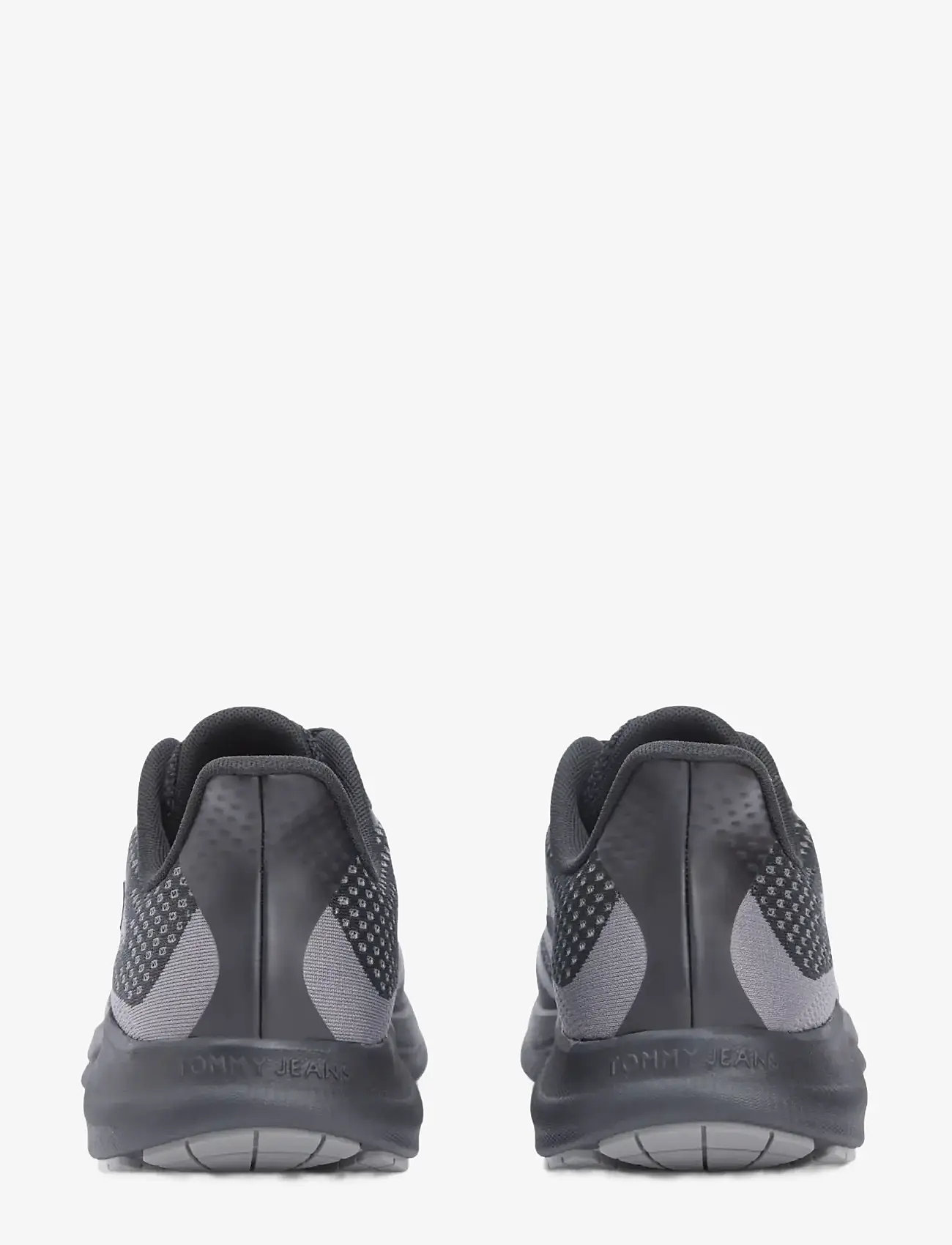 Tommy Jeans - RUNNER KNITTED - madala säärega tossud - black - 2