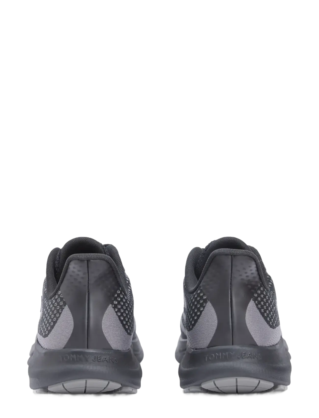 Tommy Jeans - RUNNER KNITTED - lave sneakers - black - 2