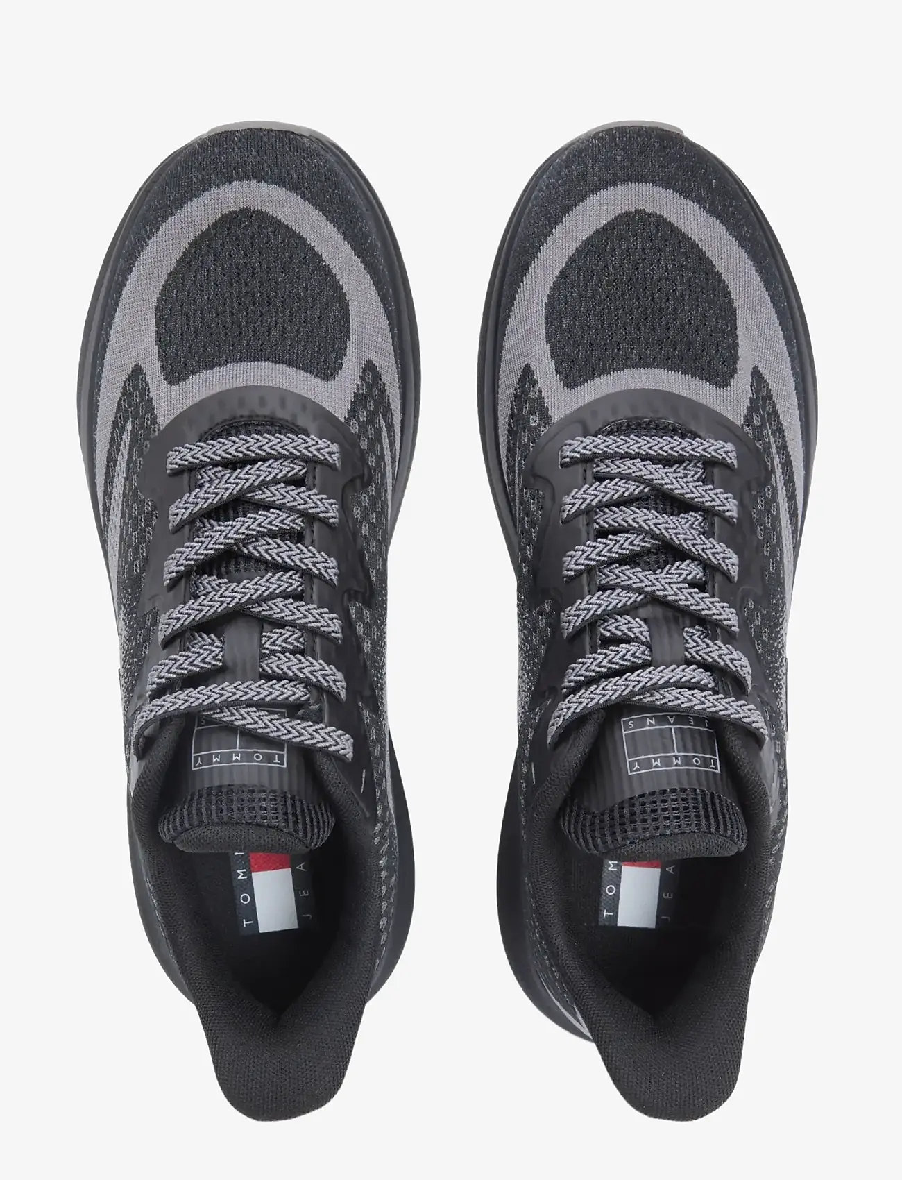 Tommy Jeans - RUNNER KNITTED - madala säärega tossud - black - 3