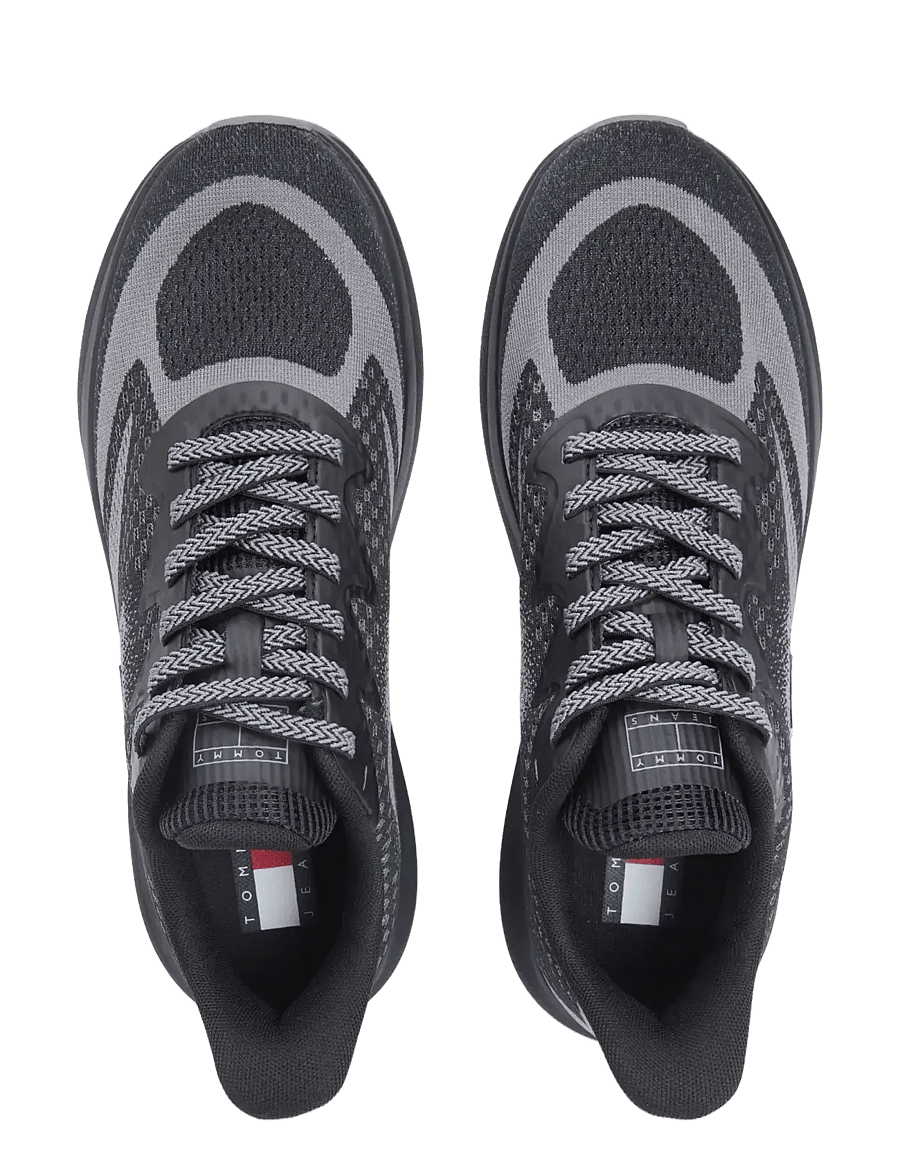 Tommy Jeans - RUNNER KNITTED - madala säärega - black - 3