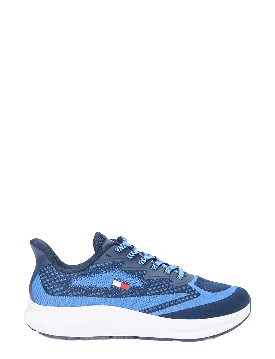 Tommy Jeans - RUNNER KNITTED - lágir strigaskór - dark night navy - 0