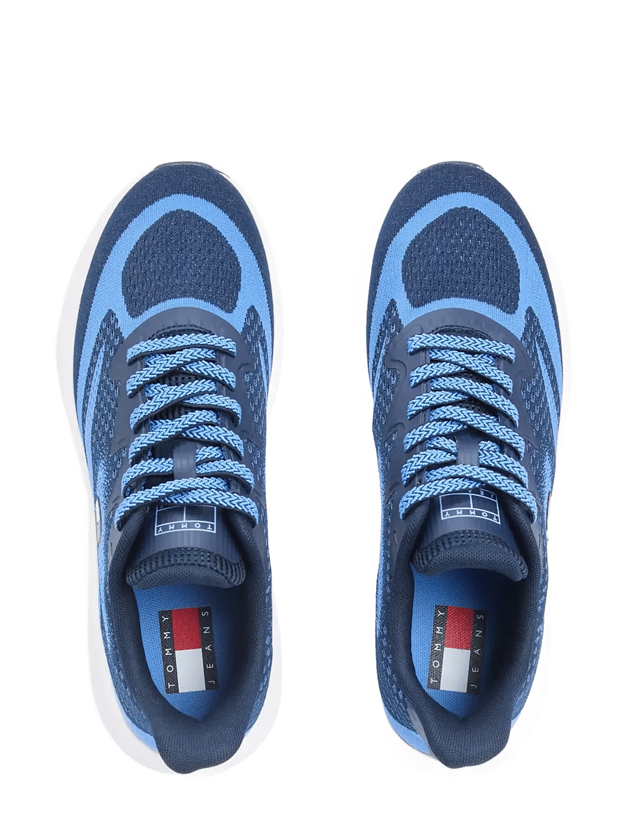 Tommy Jeans - RUNNER KNITTED - lágir strigaskór - dark night navy - 3