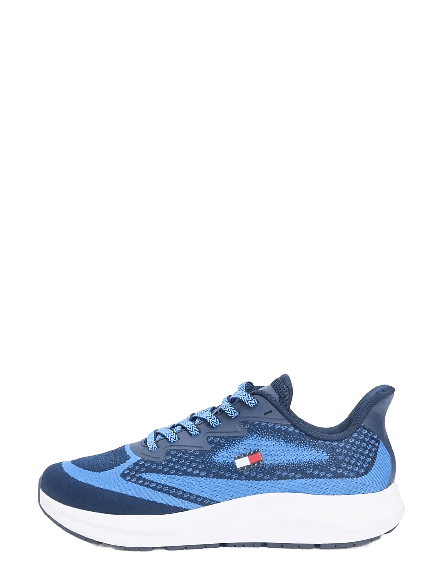 Tommy Jeans - RUNNER KNITTED - lágir strigaskór - dark night navy - 4