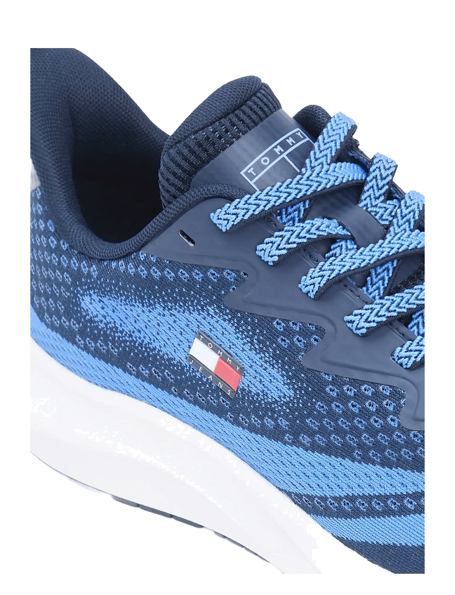 Tommy Jeans - RUNNER KNITTED - lágir strigaskór - dark night navy - 5