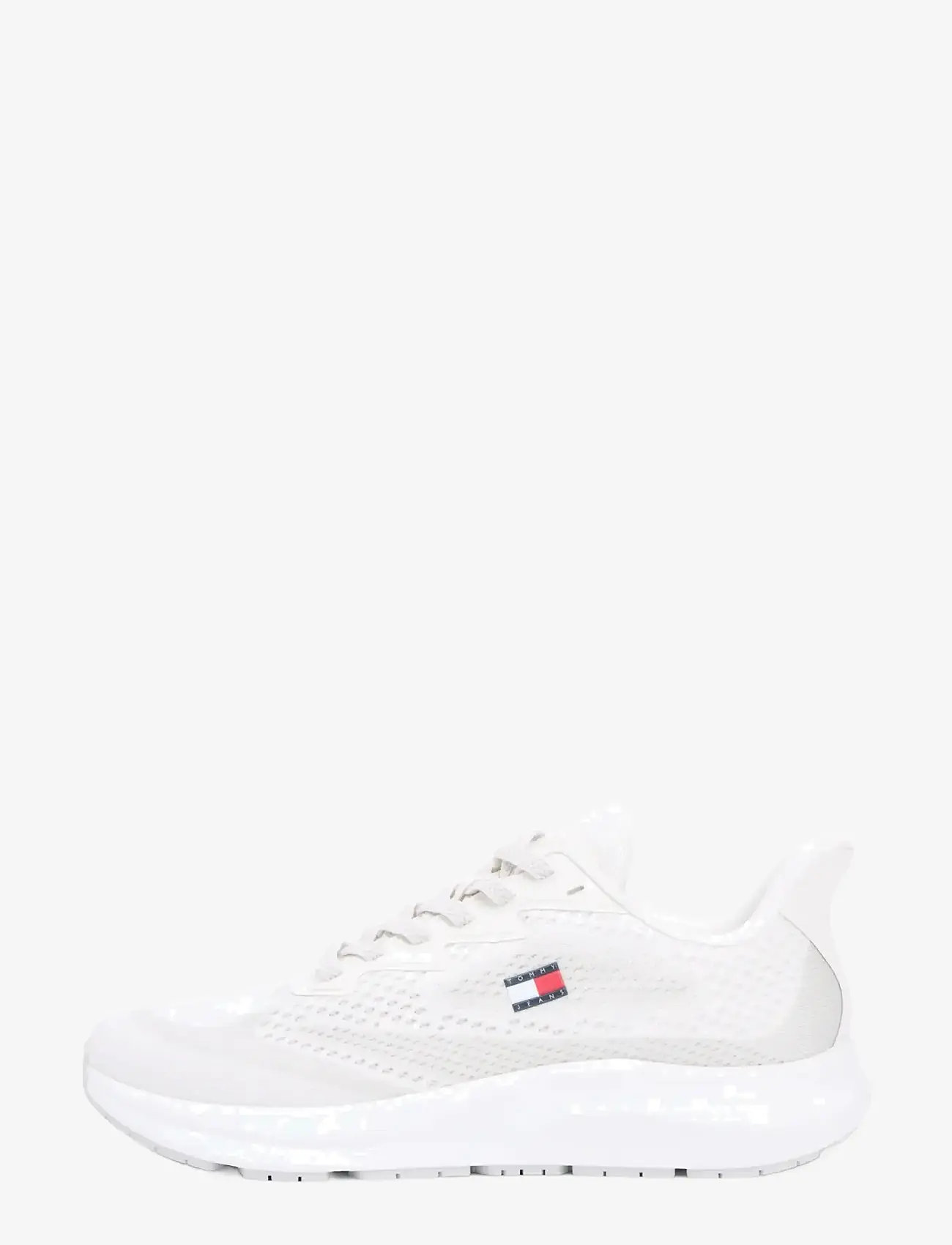 Tommy Jeans - RUNNER KNITTED - låga sneakers - ecru - 2