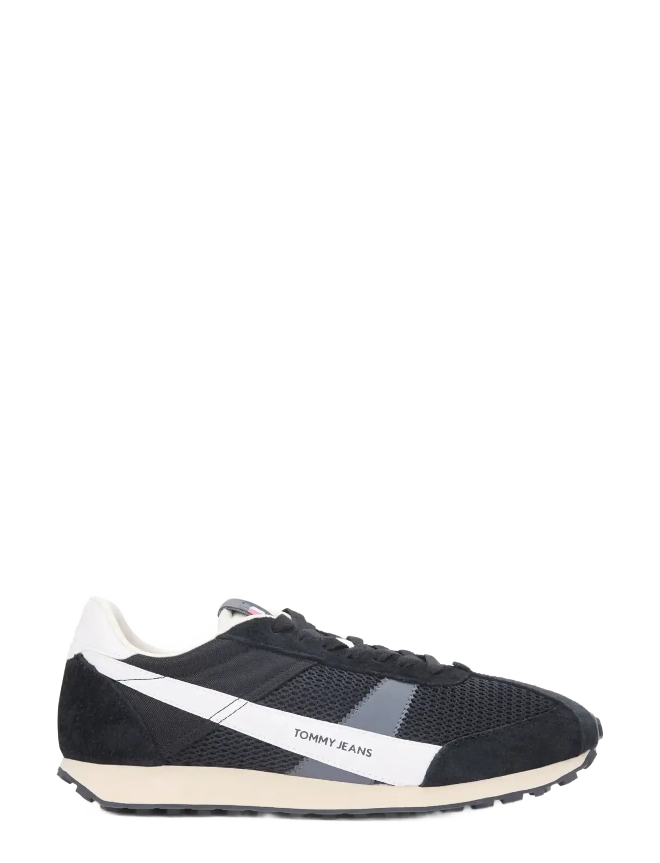 Tommy Jeans RETRO RUNNER ARCHIVE OPEN MESH - Sko - BLACK / black