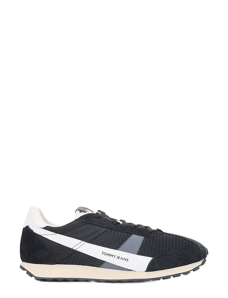 Tommy Jeans - RETRO RUNNER ARCHIVE OPEN MESH - niedriger schnitt - black - 0