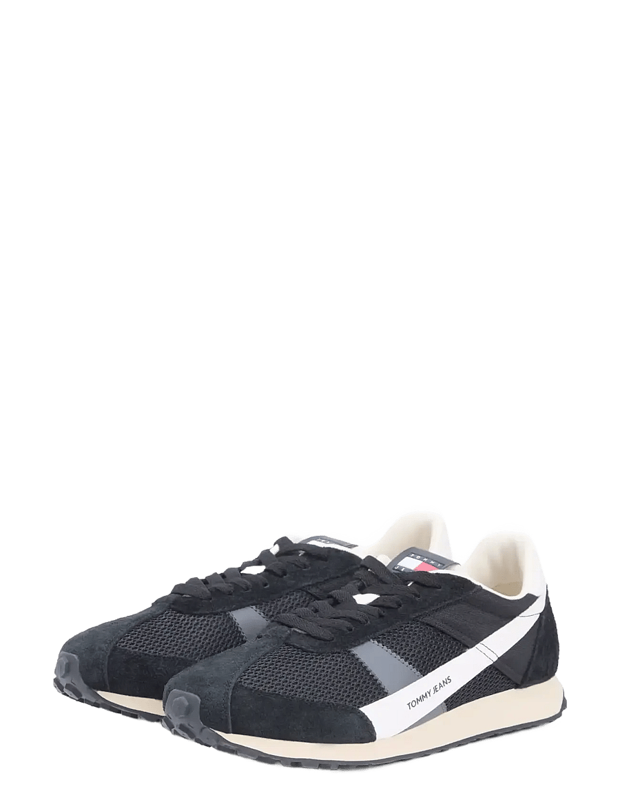 Tommy Jeans - RETRO RUNNER ARCHIVE OPEN MESH - niedriger schnitt - black - 1