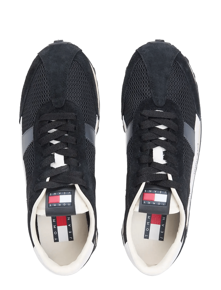 Tommy Jeans - RETRO RUNNER ARCHIVE OPEN MESH - niedriger schnitt - black - 4