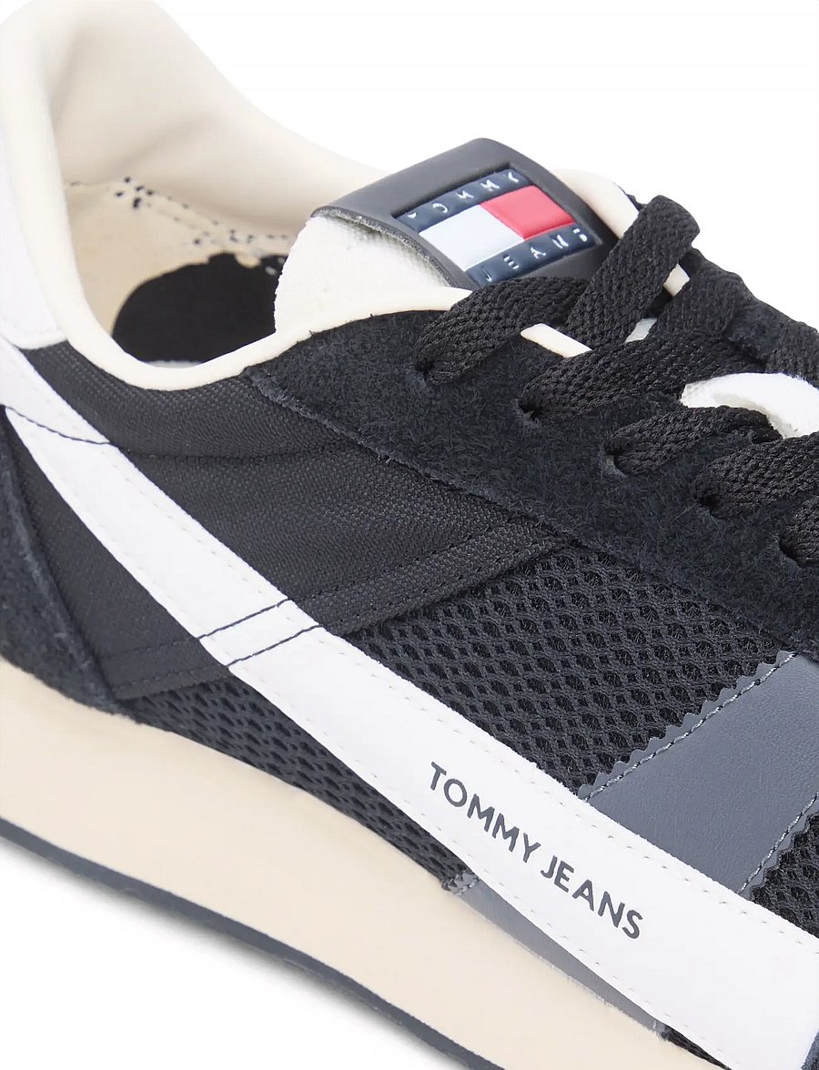 Tommy Jeans - RETRO RUNNER ARCHIVE OPEN MESH - niedriger schnitt - black - 5