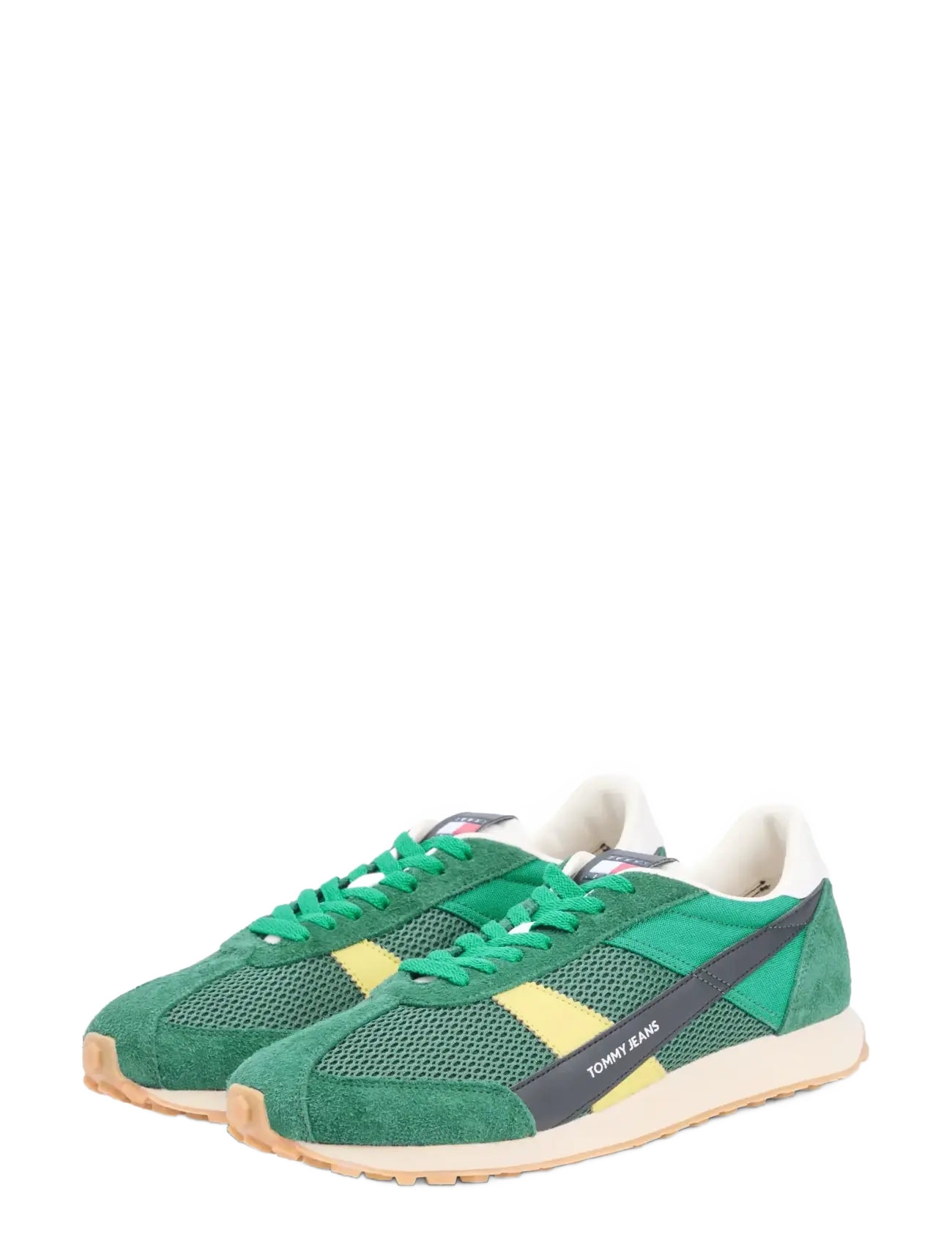 Tommy Jeans - RETRO RUNNER ARCHIVE OPEN MESH - laag sneakers - shadow pine - 1