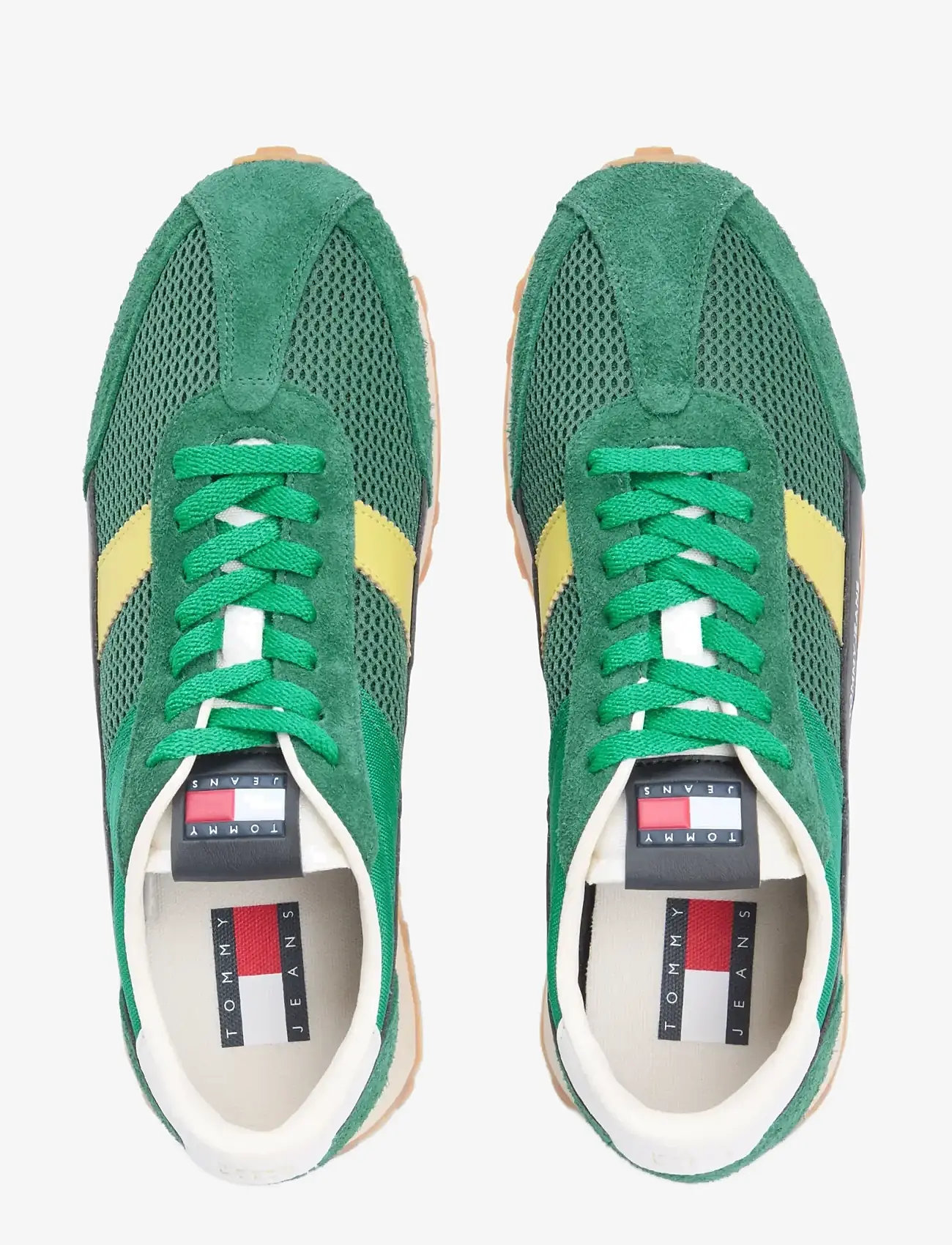 Tommy Jeans - RETRO RUNNER ARCHIVE OPEN MESH - lave sneakers - shadow pine - 3