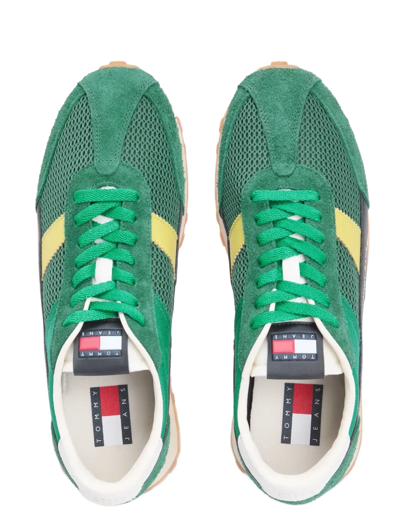 Tommy Jeans - RETRO RUNNER ARCHIVE OPEN MESH - laag sneakers - shadow pine - 3