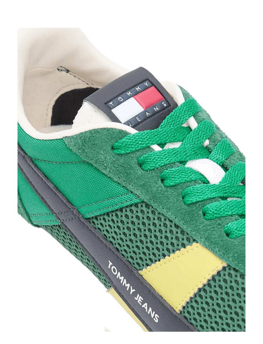Tommy Jeans - RETRO RUNNER ARCHIVE OPEN MESH - laag sneakers - shadow pine - 5
