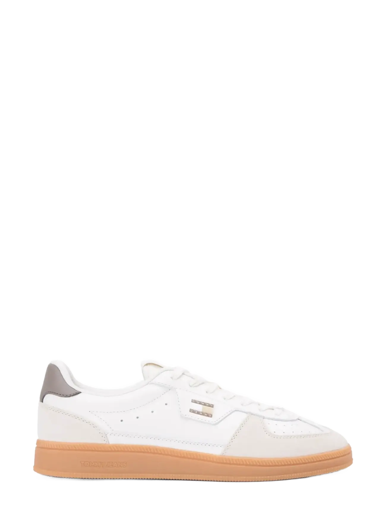 Tommy Jeans The Greenwich Edge M Leather, 44, Sneakers, Beige - Low-top Männerswear