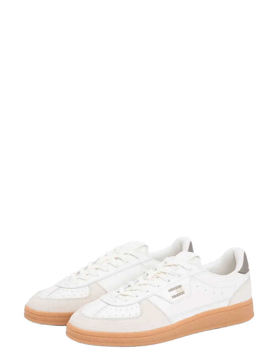 Tommy Jeans - THE GREENWICH EDGE M LEATHER - nach stil kaufen - ivory dusty brown - 1