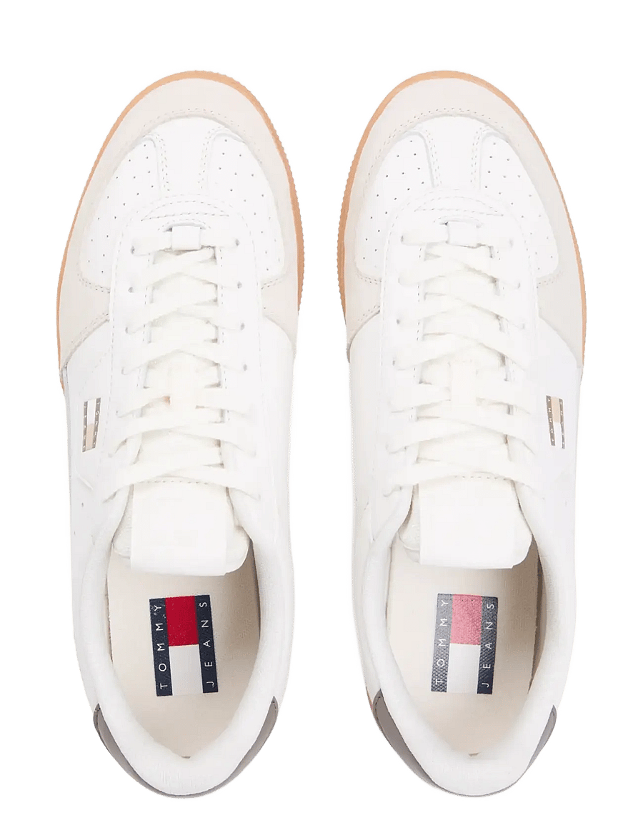Tommy Jeans - THE GREENWICH EDGE M LEATHER - nach stil kaufen - ivory dusty brown - 3
