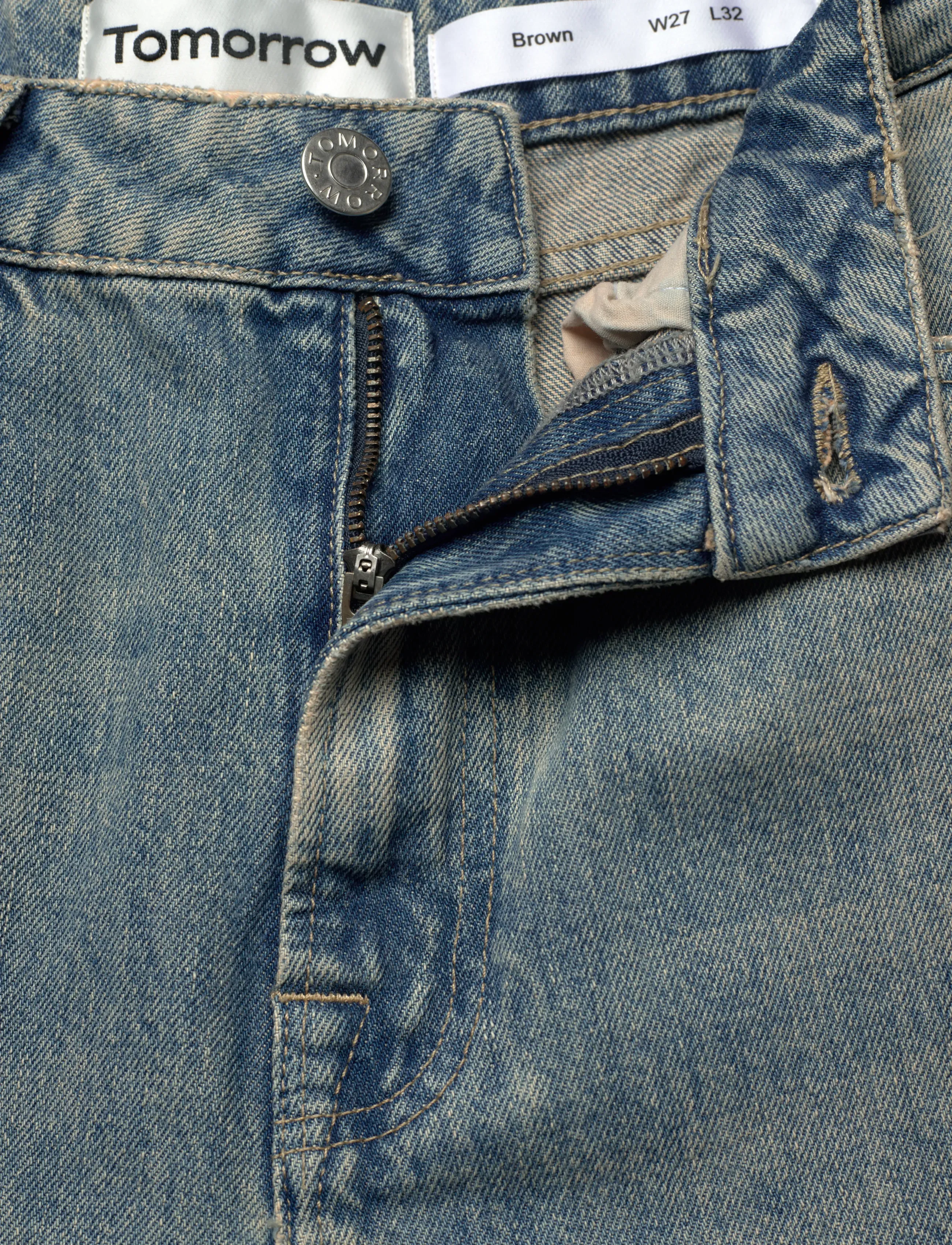 Tomorrow - TRW-Brown Jeans Wash Douglas - straight jeans - denim blue - 3