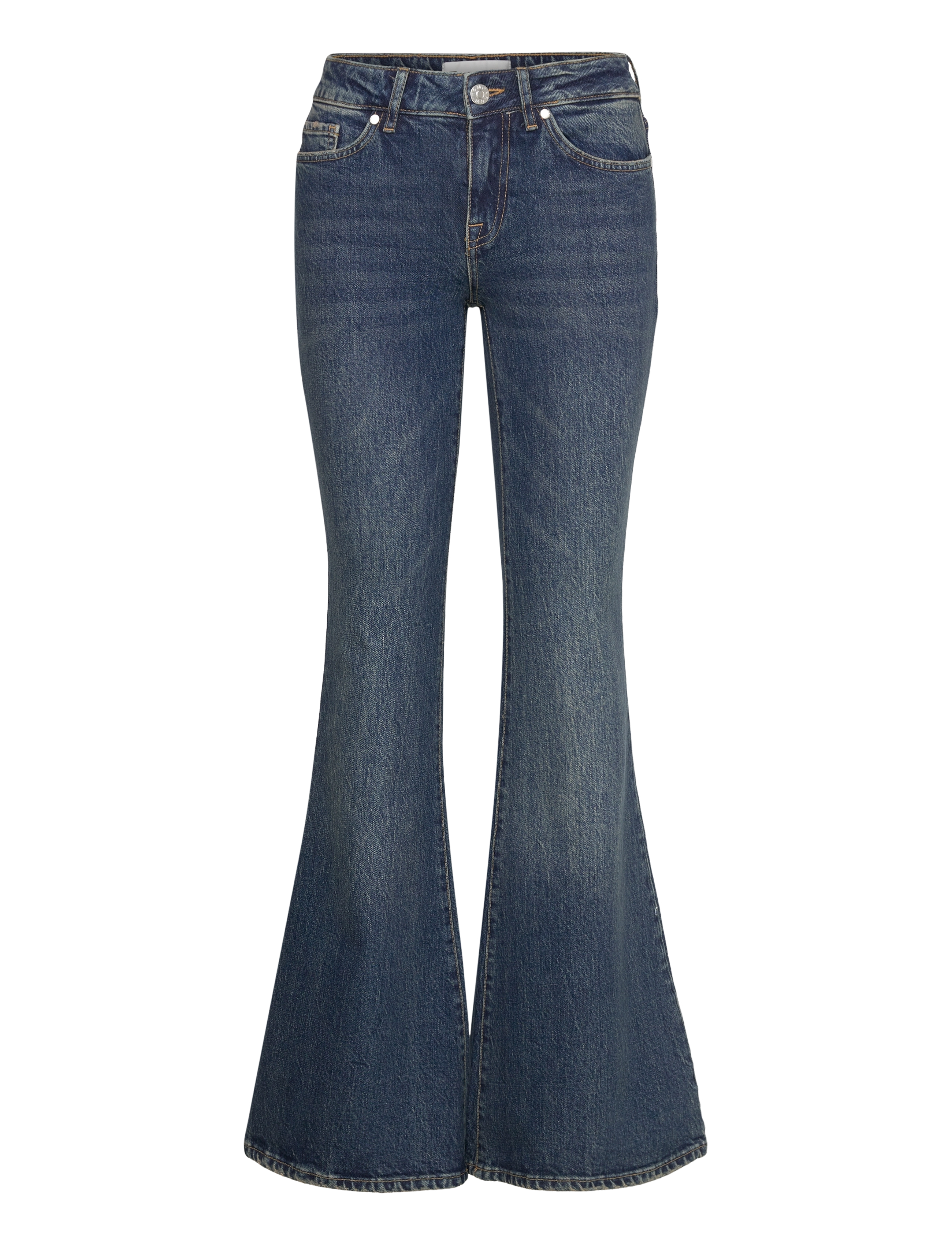 Tomorrow - TRW-Jenna Jeans Wash New Jersey - utsvängda jeans - denim blue - 0