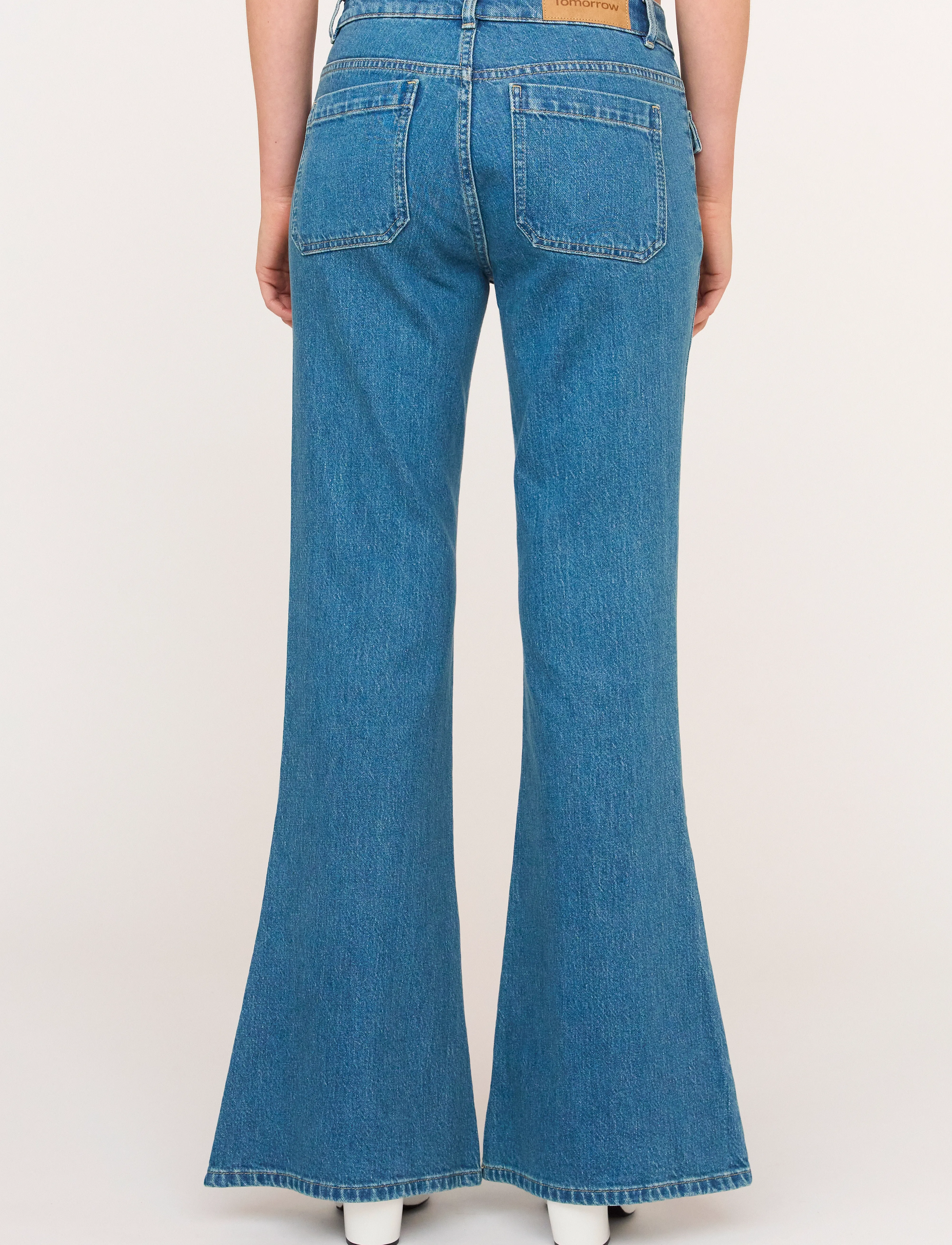Tomorrow - TRW-Lera Jeans Wash Phoenix - flared jeans - denim blue - 4