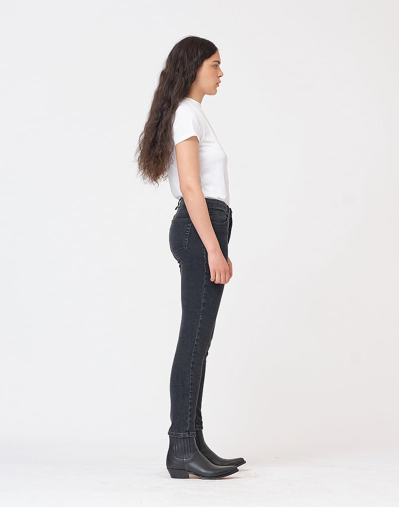 Tomorrow - TRW-Hepburn Jeans Wash Original Bla - tapered jeans - black - 4