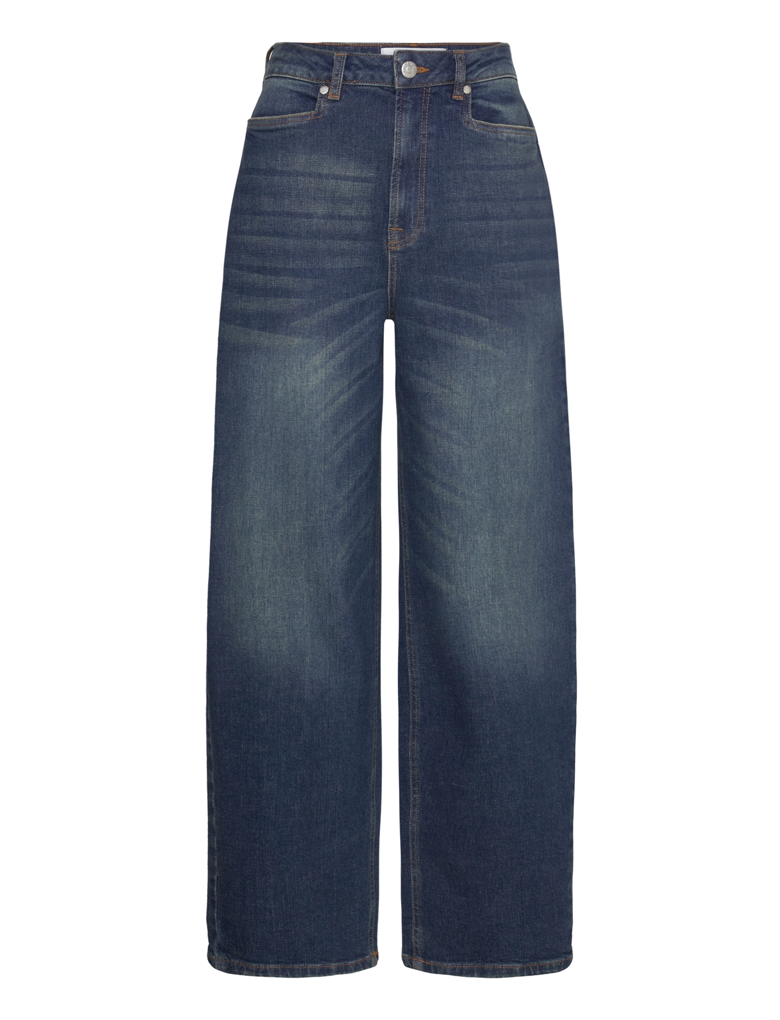 TOMORROW Trw-Kaia Slung Jeans Wash Riverside Blau - 26x32 - Damen