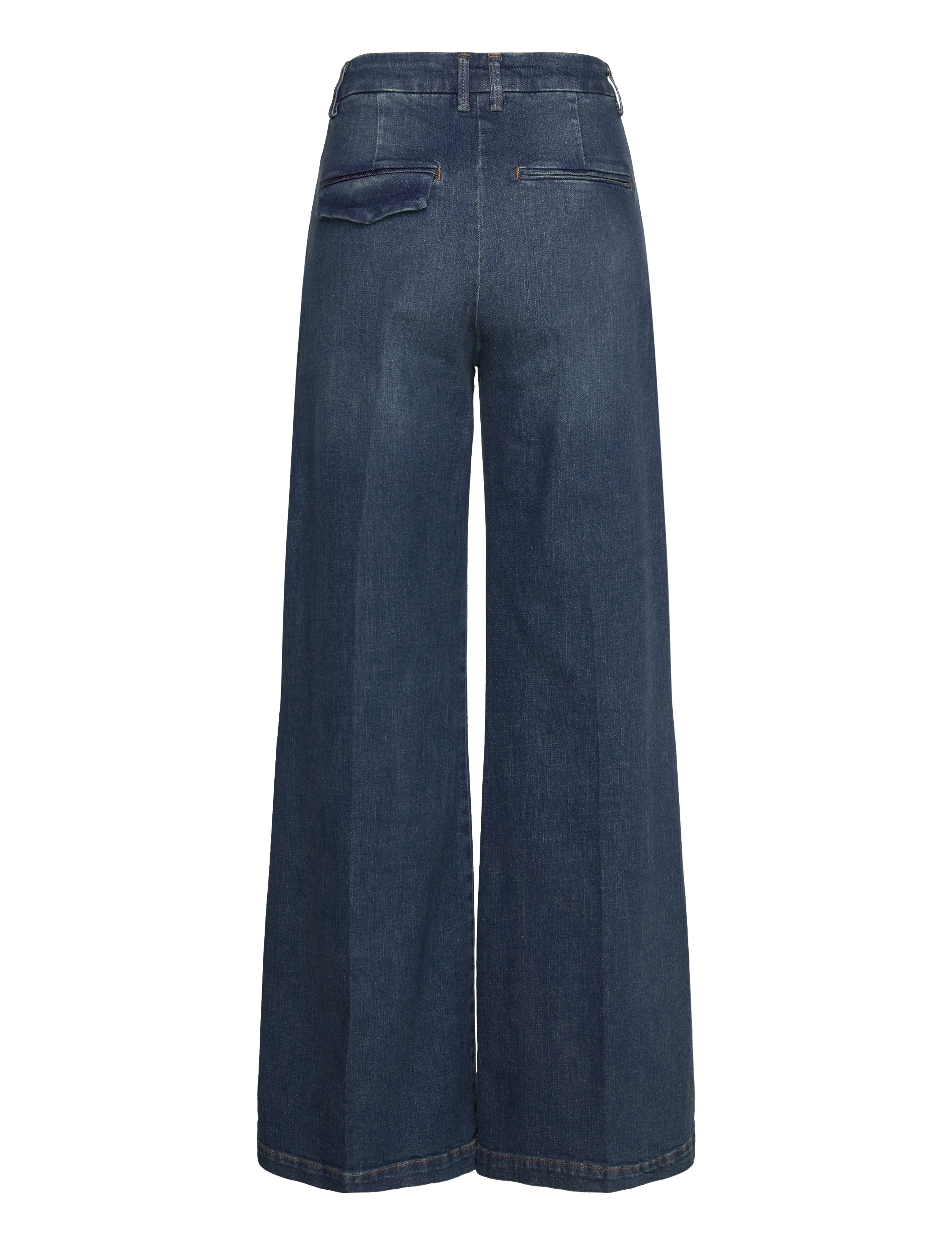 Tomorrow - TRW-Ellen Pant Wash Riverside - brede jeans - denim blue - 2