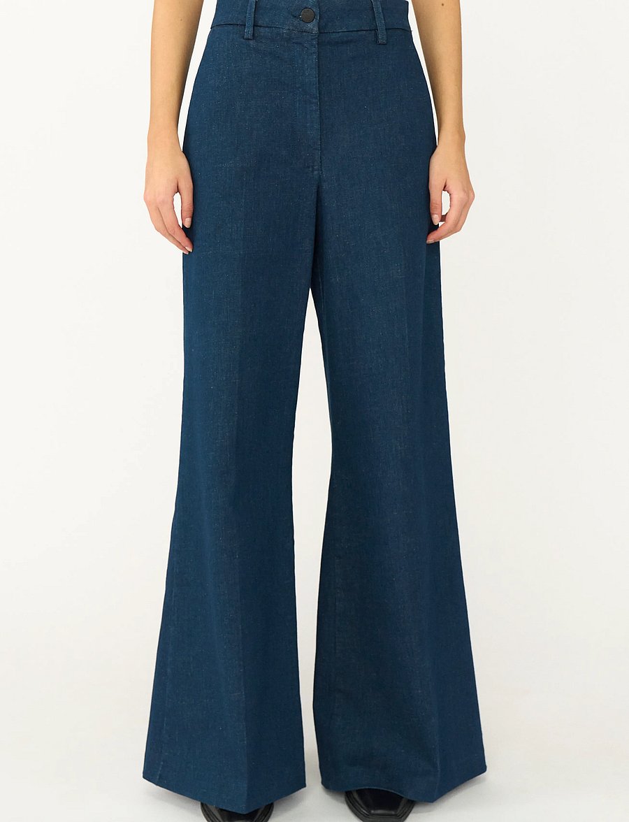 Tomorrow - TRW-Ellen Pant Wash Atlanta Blue - denim blue - 0