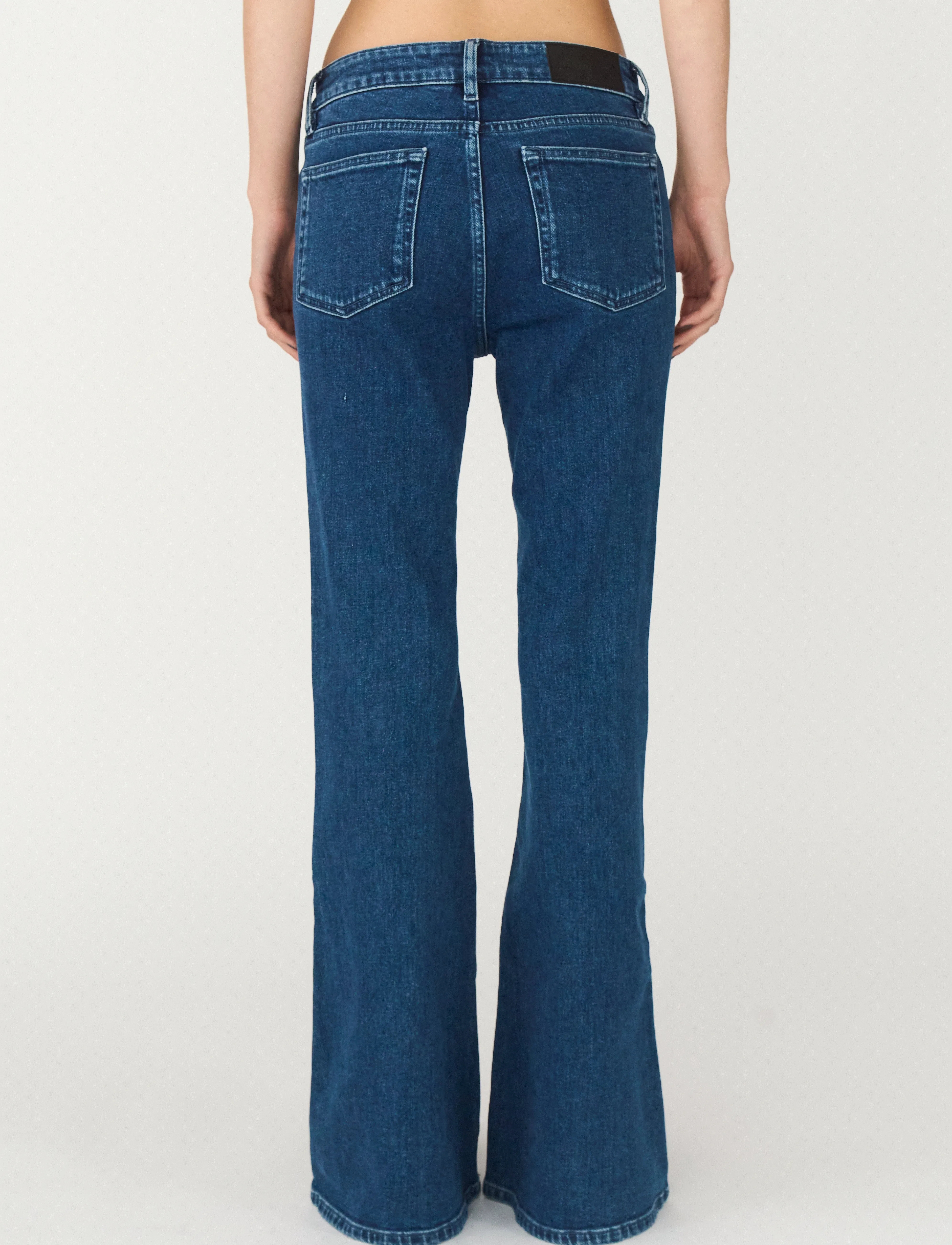 Tomorrow - TRW-Jenna Jeans Wash Dark Iowa - džinsi ar zvanveida galiem - denim blue - 4