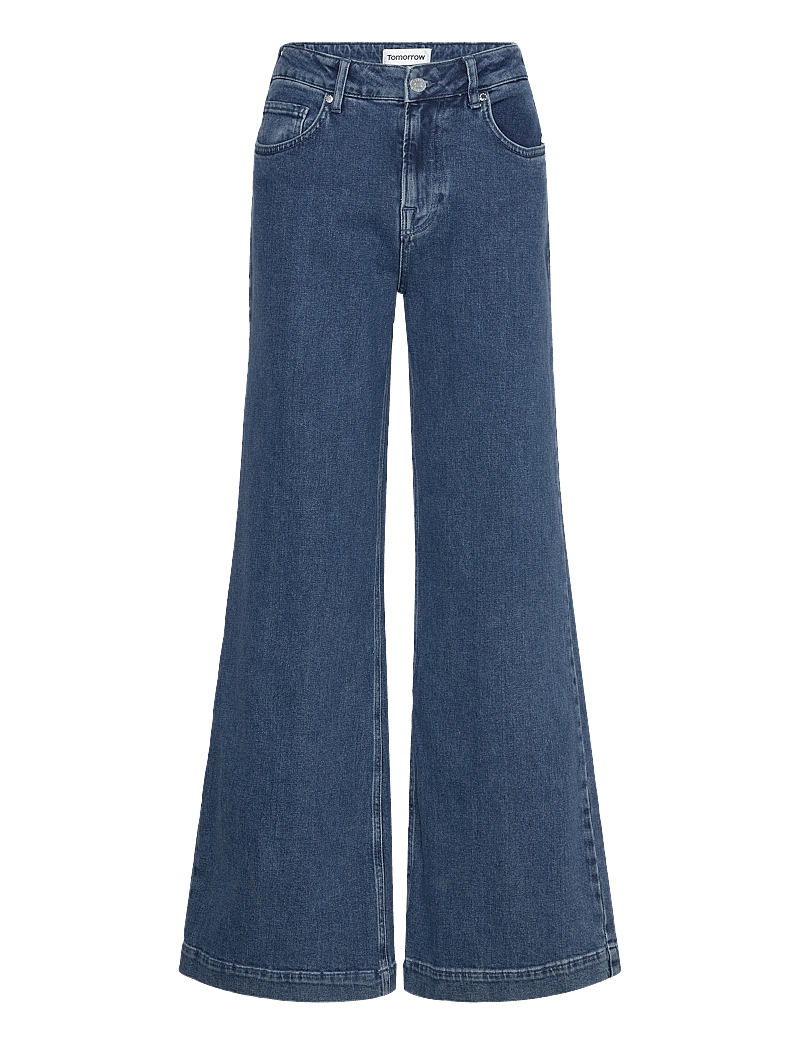 Tomorrow - TRW-Kersee Jeans Wash Dark Iowa - schlaghosen - denim blue - 1