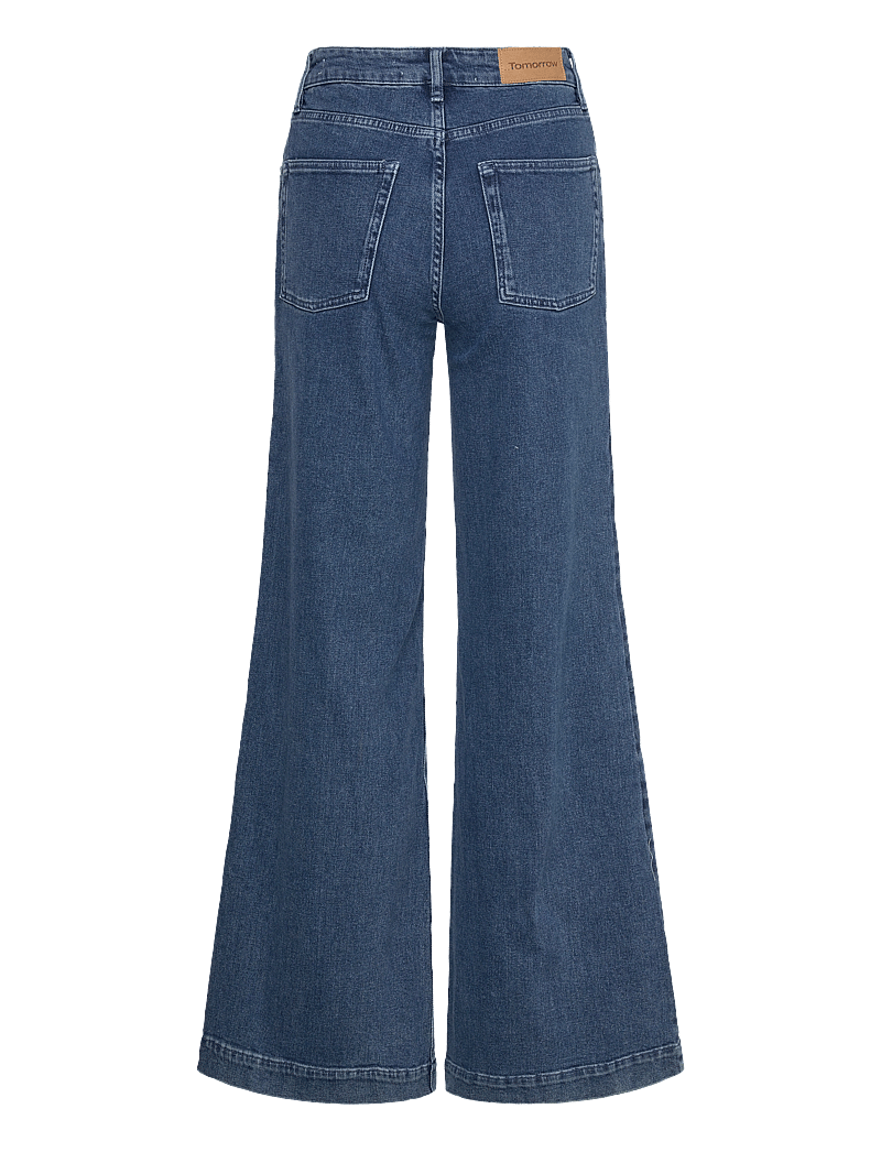 Tomorrow - TRW-Kersee Jeans Wash Dark Iowa - schlaghosen - denim blue - 2