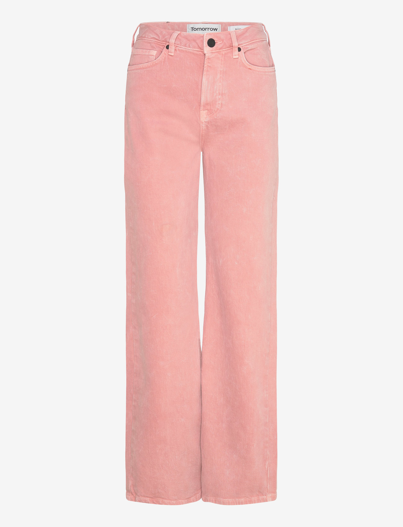 Tomorrow - TRW-Brown Jeans Wash Antique Dye - straight jeans - dusty rouge - 1