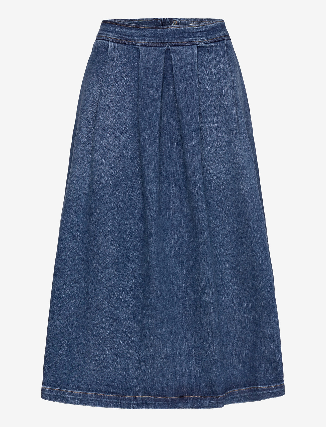 Tomorrow - TRW-Ellen Ball Gown Skirt Wash Brig - jeansröcke - denim blue - 1