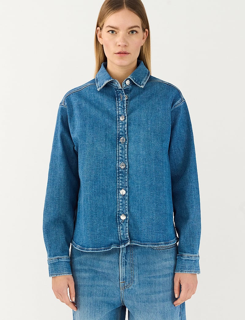 Tomorrow - TRW-Ellen Shirt Wash Montana - jeanshemden - denim blue - 0