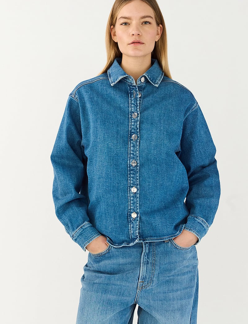 Tomorrow - TRW-Ellen Shirt Wash Montana - jeanshemden - denim blue - 3