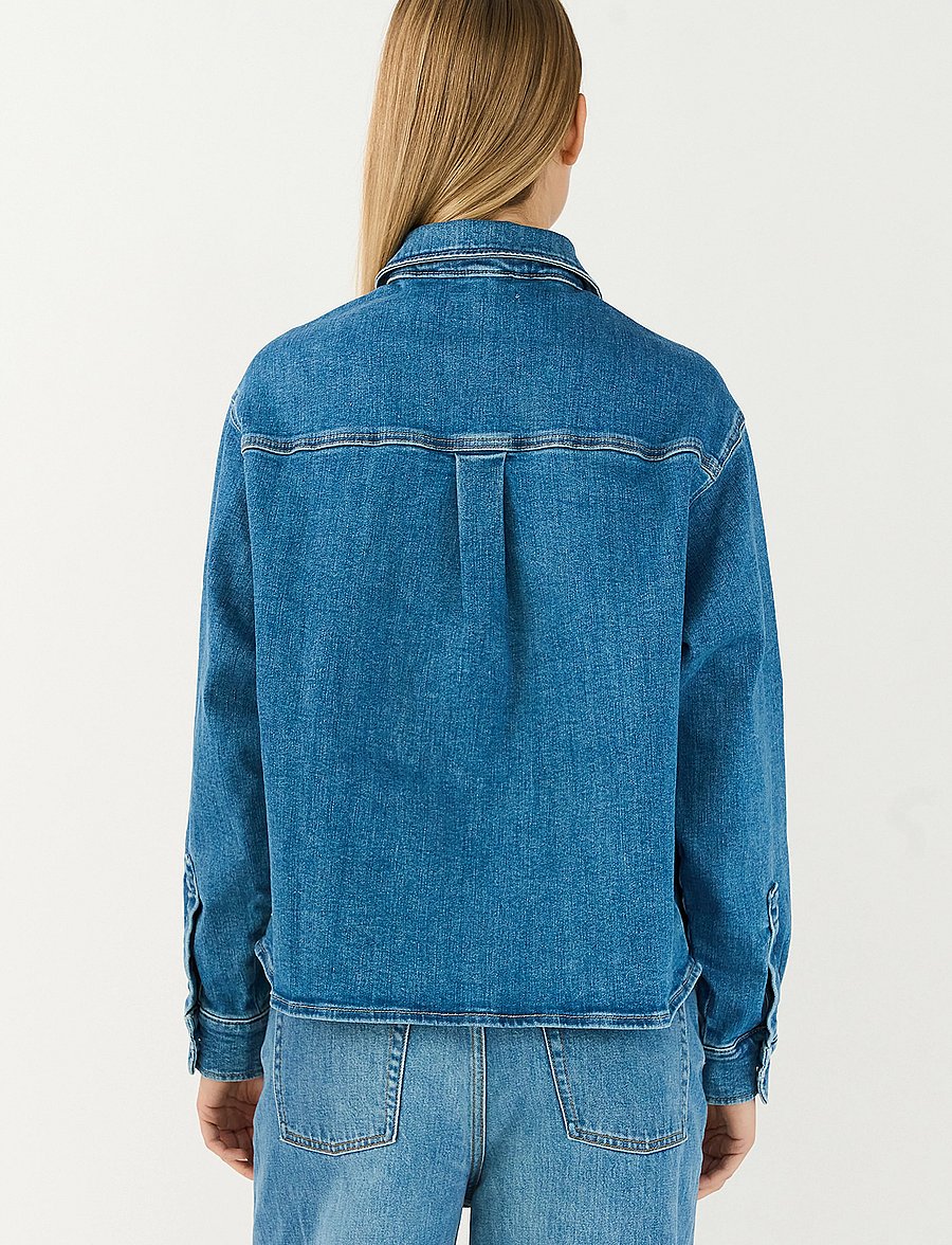 Tomorrow - TRW-Ellen Shirt Wash Montana - denim blue - 4