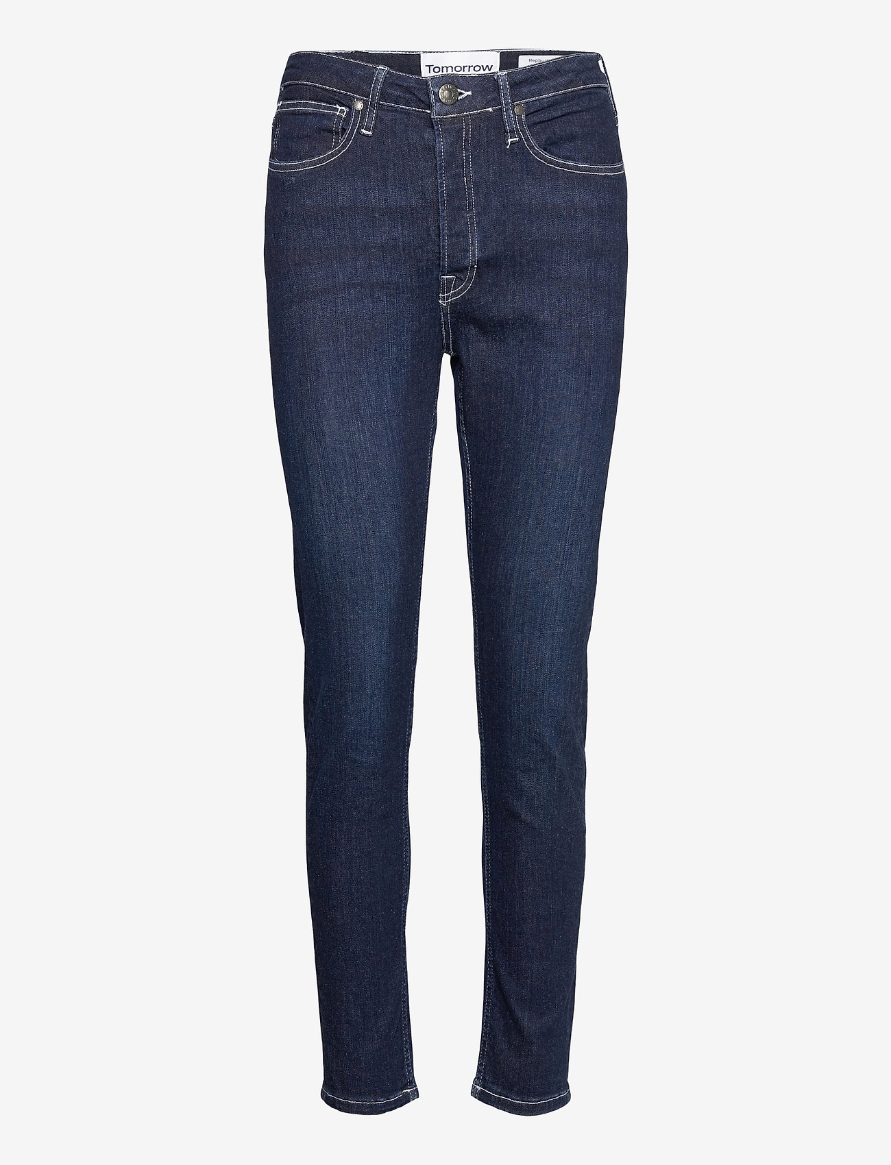 Tomorrow - Hepburn HW mom wash Dark Nashville - denim blue - 0