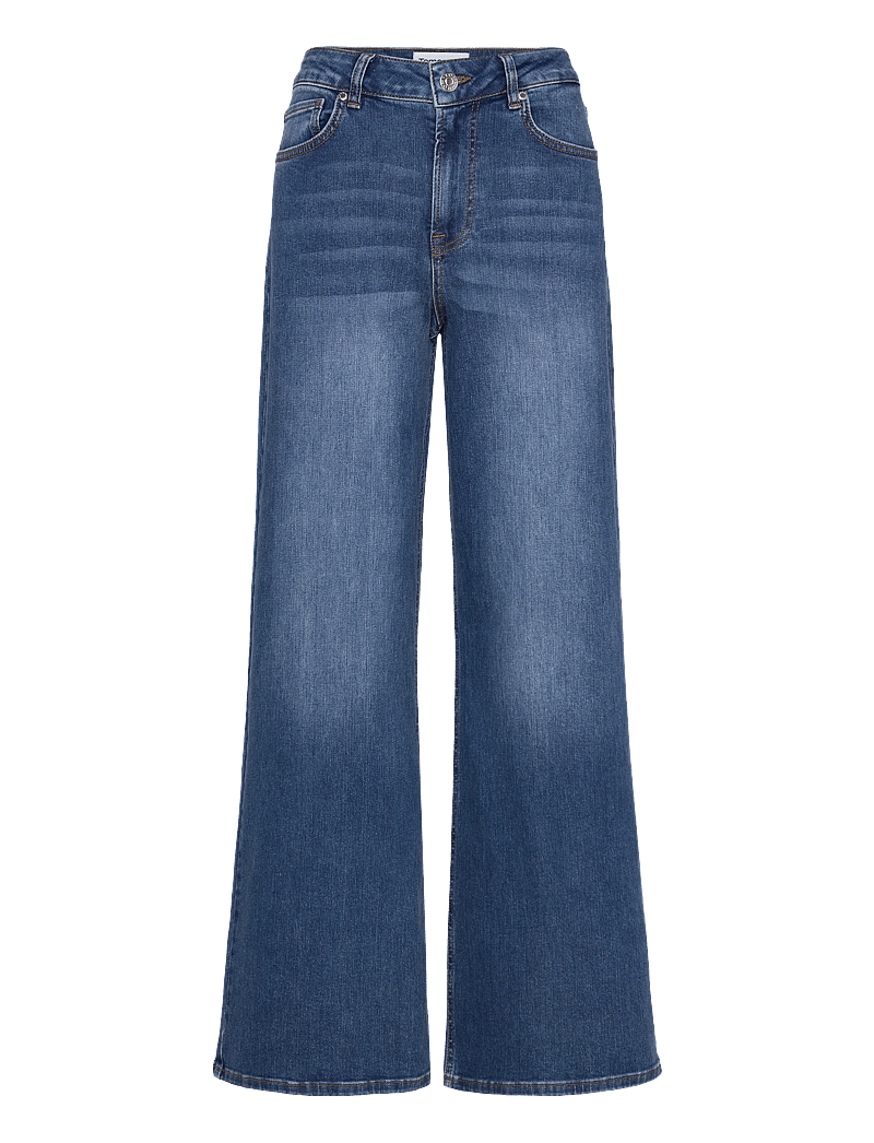 Tomorrow - TRW-Kersee Jeans Wash Prato - schlaghosen - denim blue - 1
