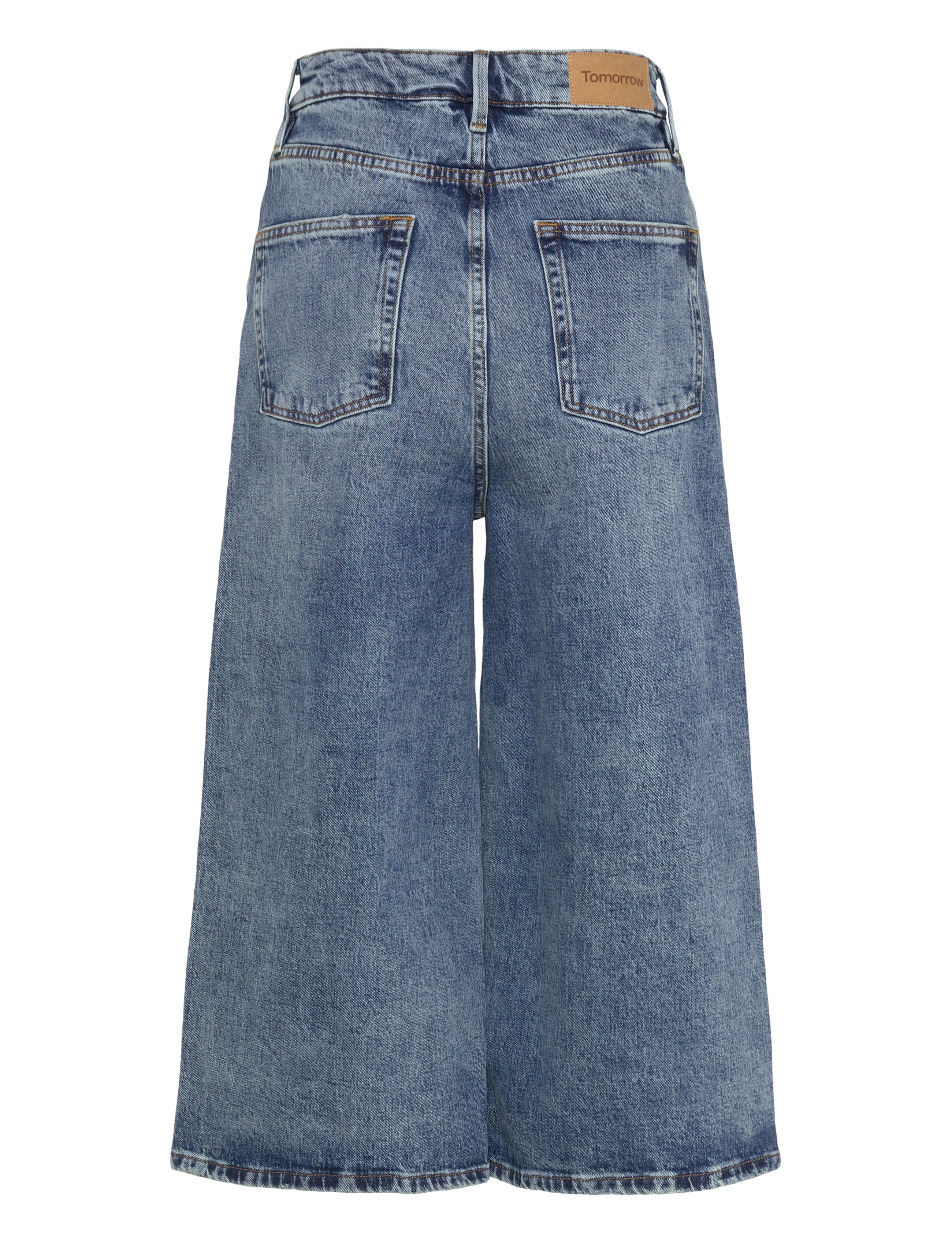 Tomorrow - TRW-Mandela Culotte Jeans Wash Peru - culottes - denim blue - 2