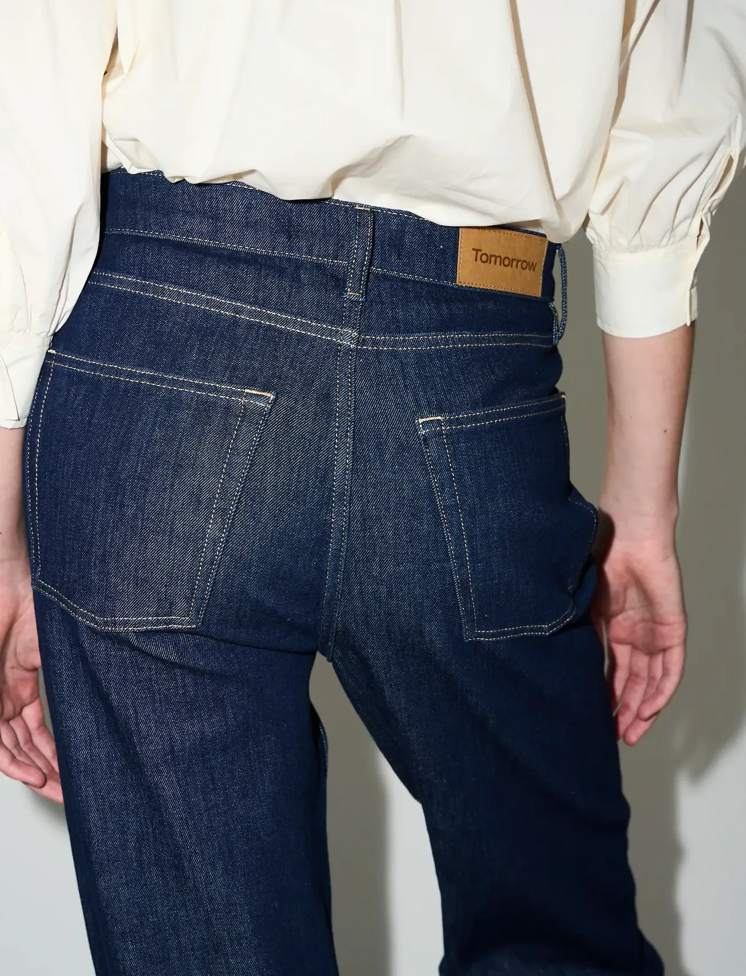 Tomorrow - TRW-Brown Jeans Wash Como Rinse - raka jeans - rinse denim - 4