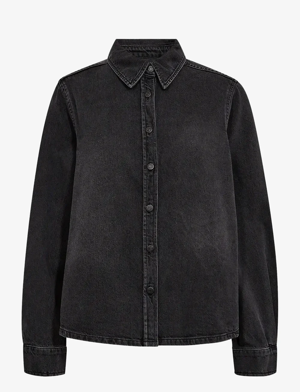 Tomorrow - TRW-Ellen Denim Shirt Wash Milano B - denim shirts - black - 1