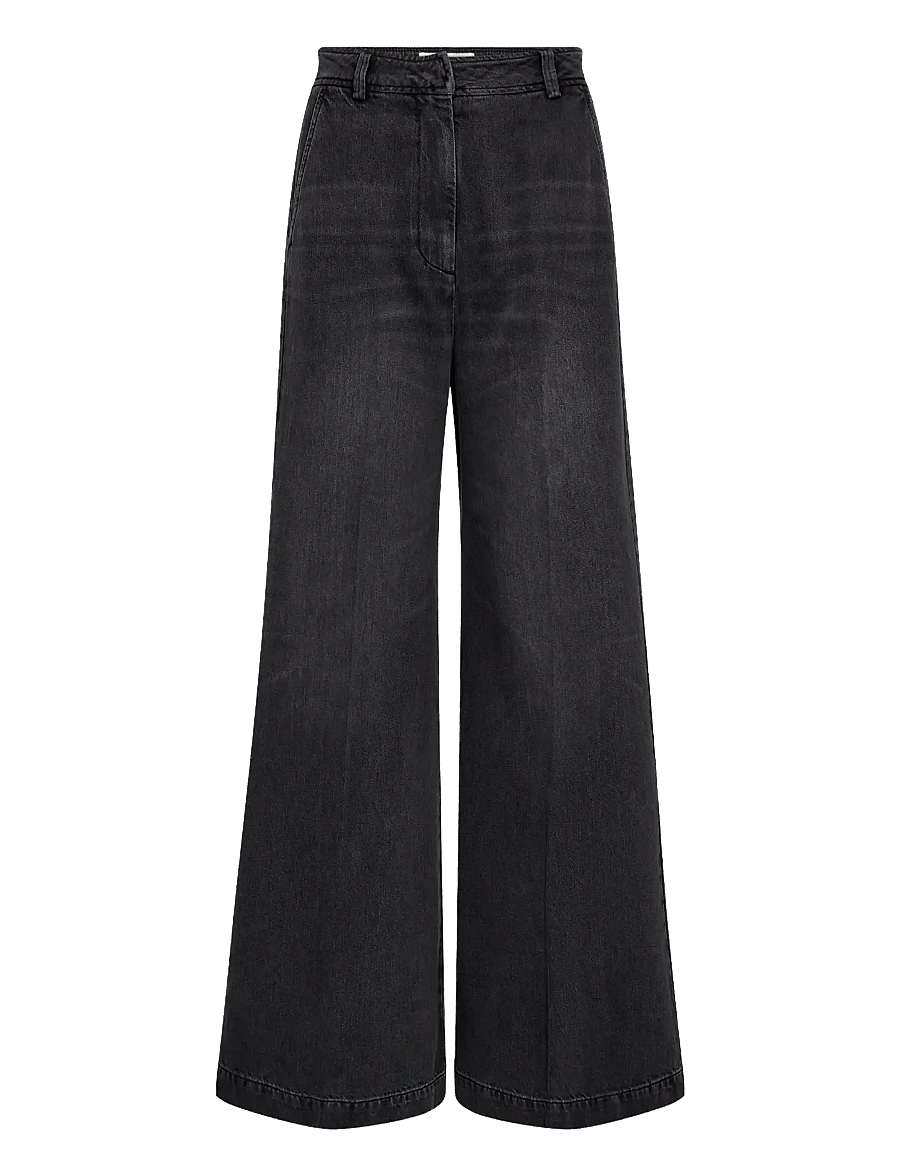Tomorrow - TRW-Ellen French Jeans Wash Milano - brede jeans - black - 1