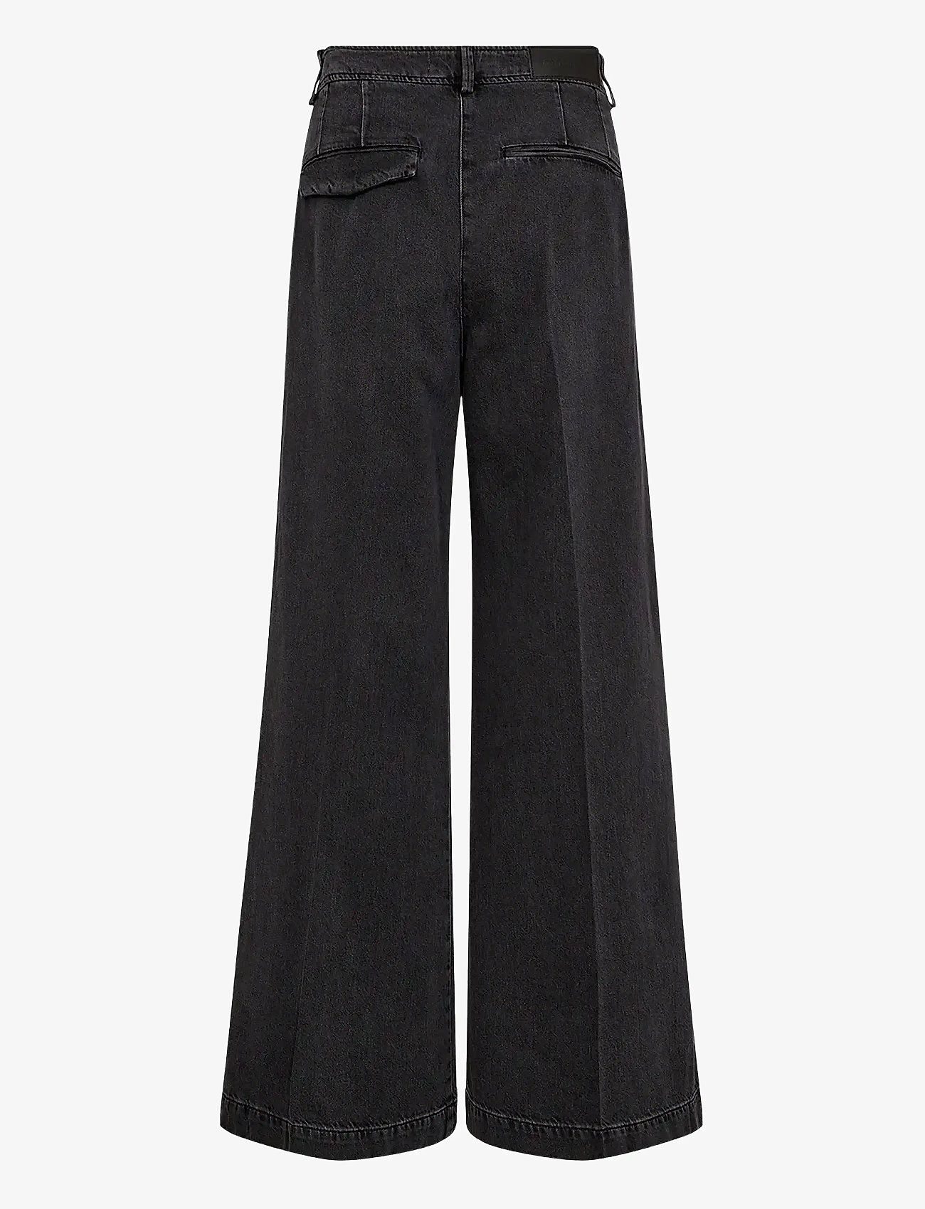 Tomorrow - TRW-Ellen French Jeans Wash Milano - brede jeans - black - 2