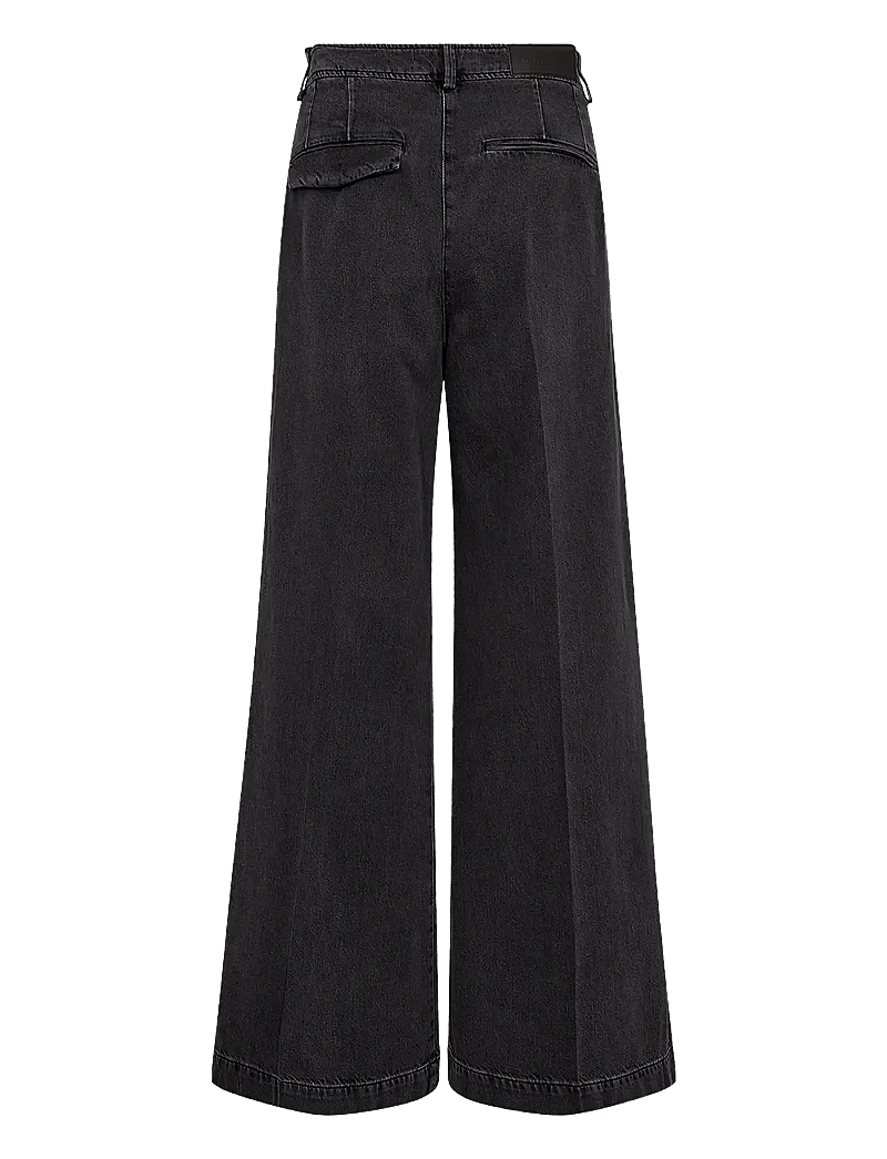 Tomorrow - TRW-Ellen French Jeans Wash Milano - brede jeans - black - 2