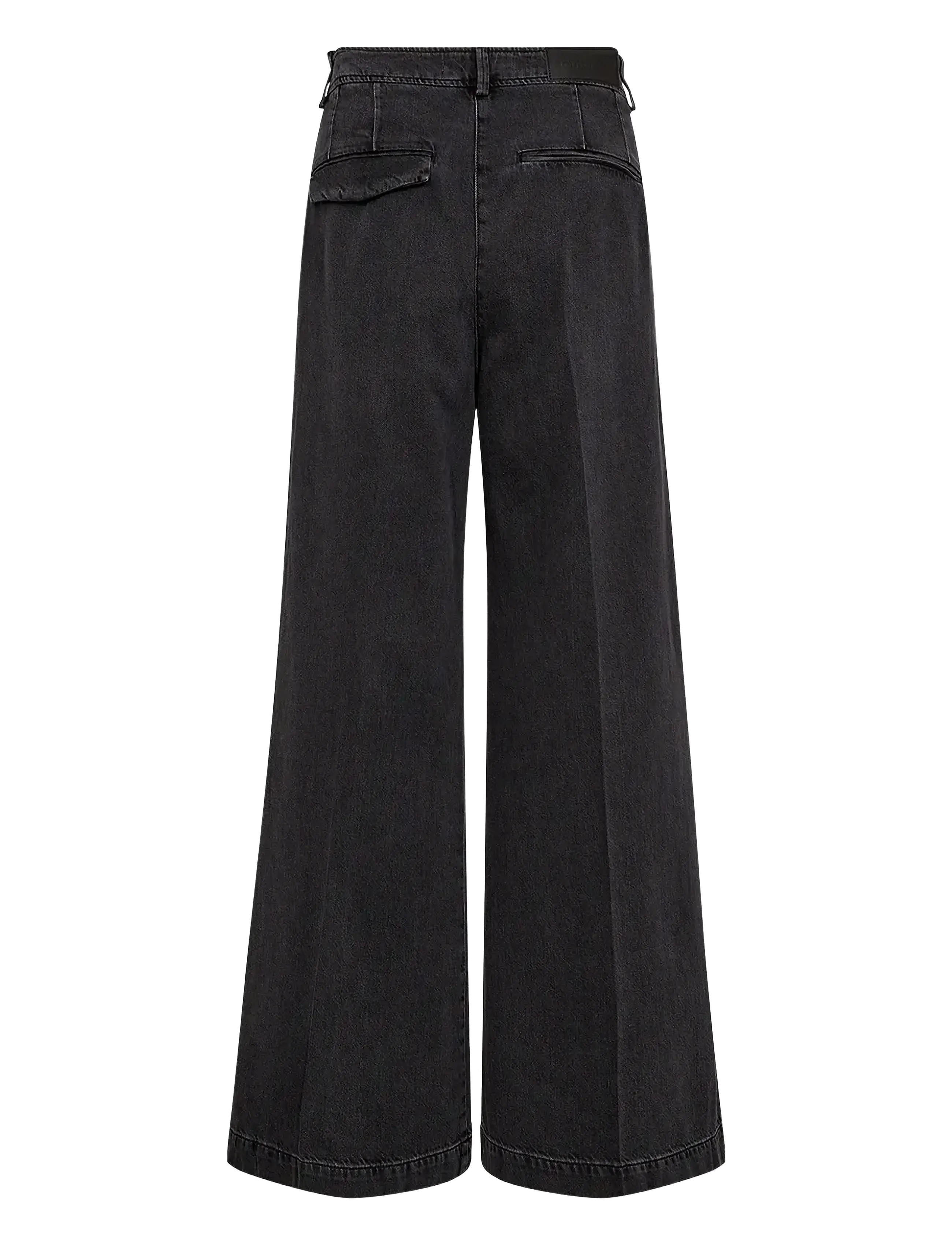 Tomorrow - TRW-Ellen French Jeans Wash Milano - brede jeans - black - 2