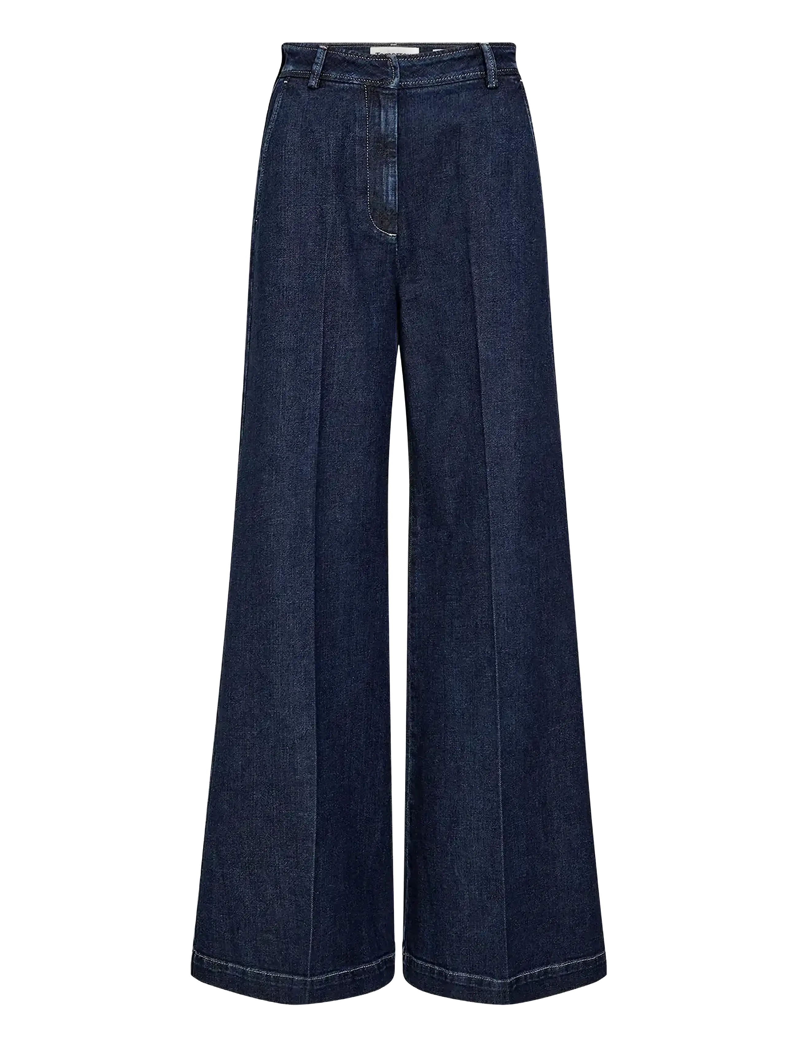 Tomorrow TRW-Ellen French Pant Wash Andong - Tomorrow Women - DENIM BLUE / blue
